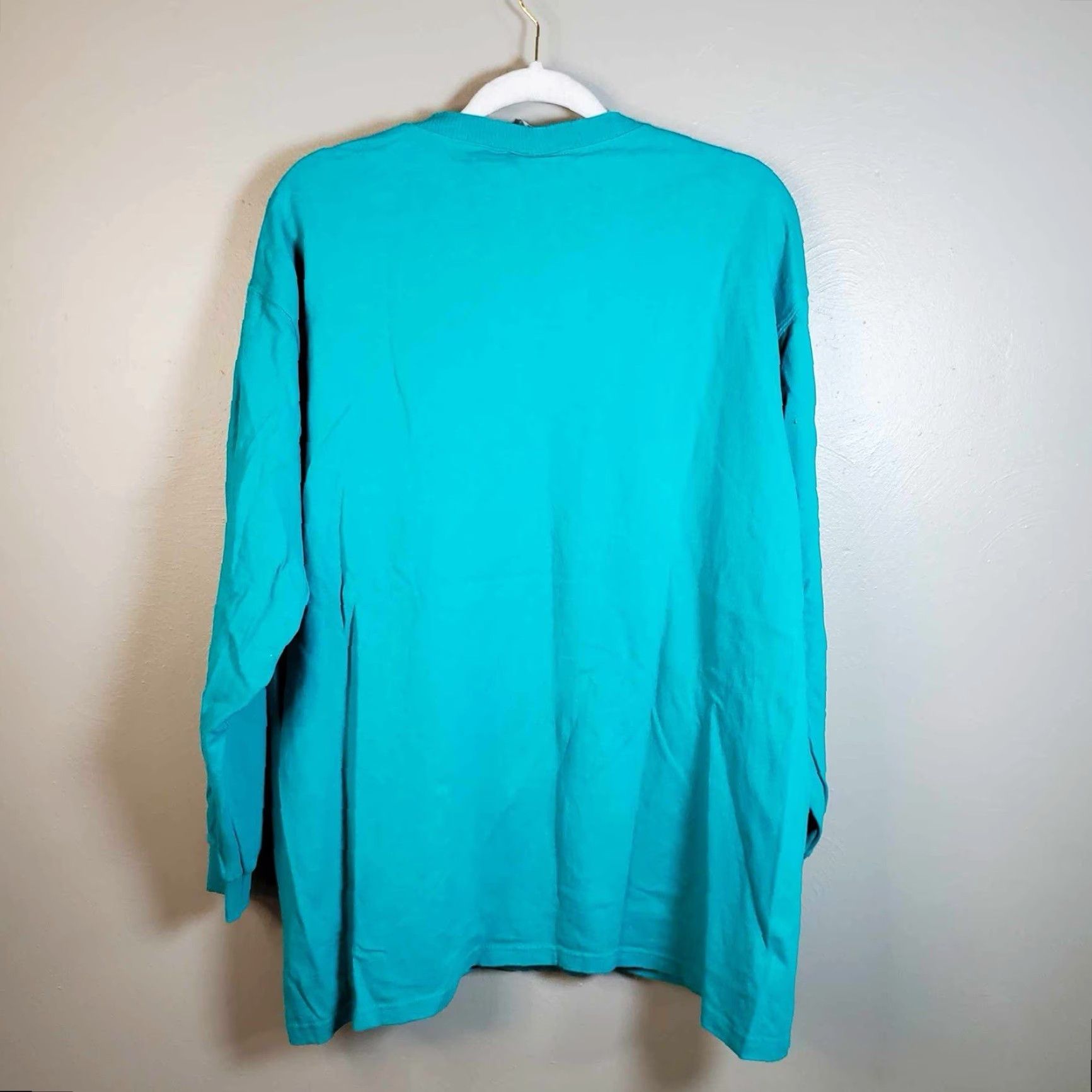 Lee VINTAGE Lee Premium Jersey Long Sleeve T Shirt Large Adult L Blue USA Mens Size US L / EU 52-54 / 3 - 5 Thumbnail