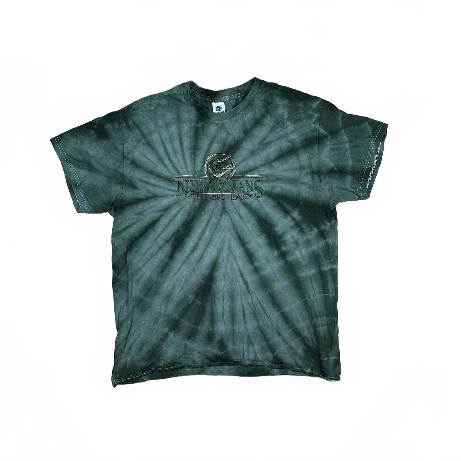 Other Colortone Men T-Shirt Large Green Tie-Dye New Orleans TheBig Size US L / EU 52-54 / 3 - 1 Thumbnail