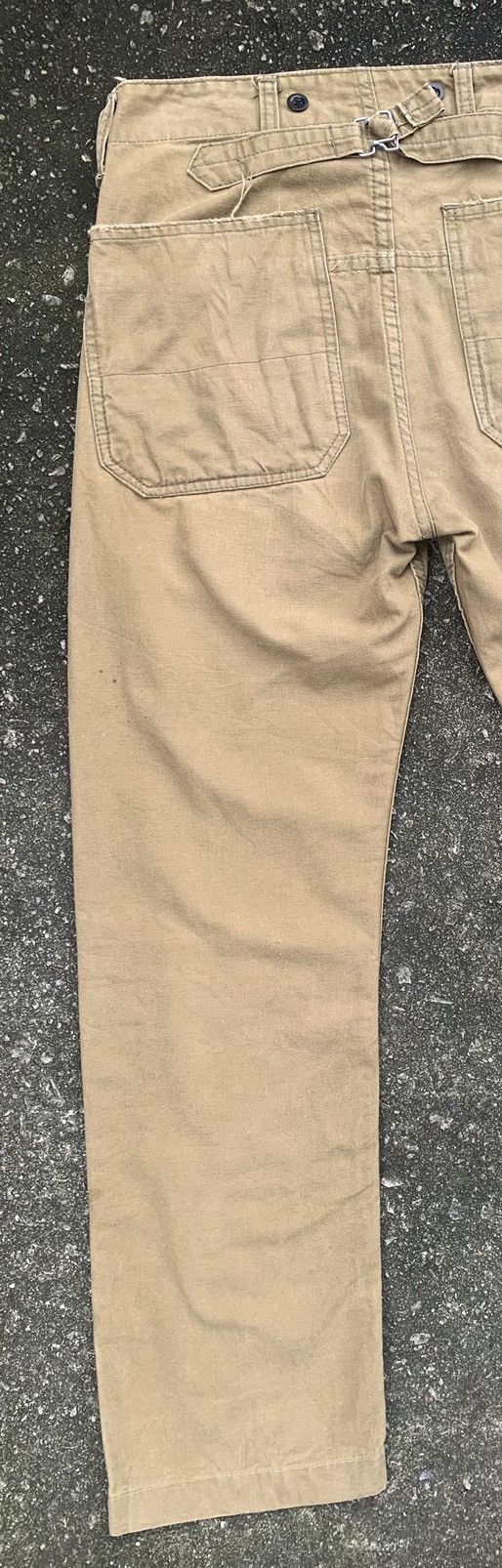 Chimala 🔥Distressed Chimala Fatigue Baker Buckle Back CANVAS Pants Size US 28 / EU 44 - 17 Thumbnail