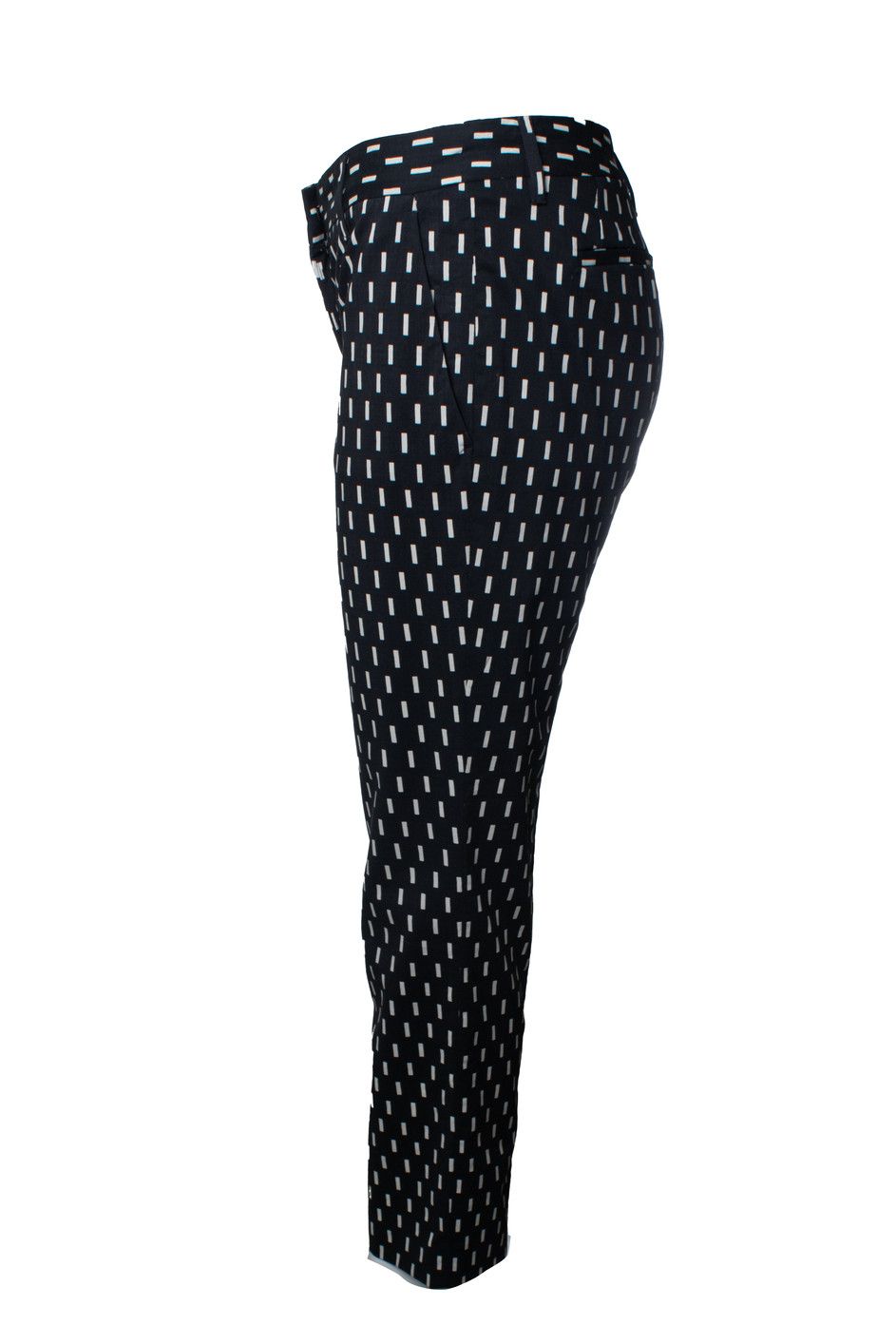 Prada Prada, black graphic printed pantalon Size 27" / US 4 / IT 40 - 2 Thumbnail