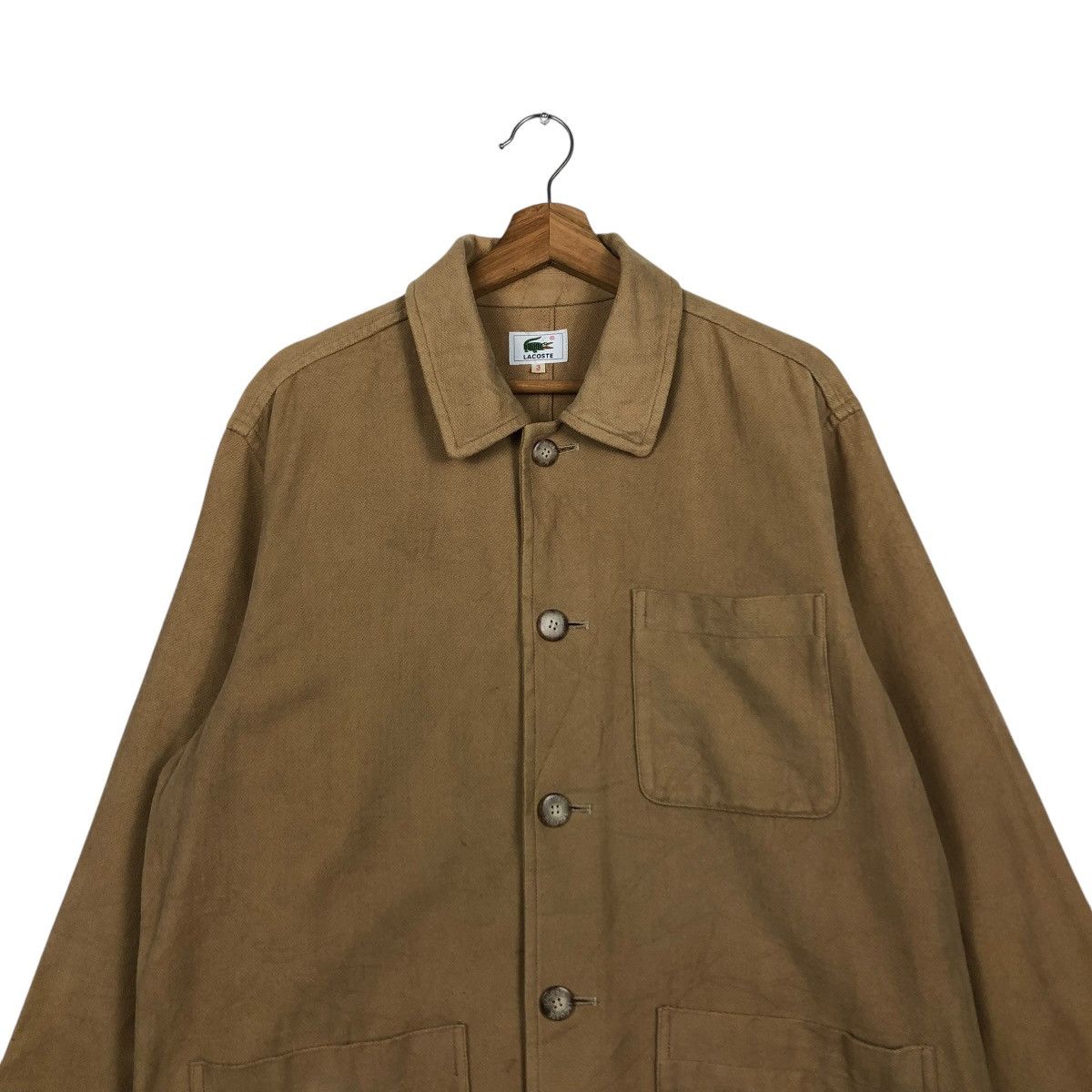 Japanese Brand 🔥VINTAGE CHORE WORKER JACKET LACOSTE DUCK CANVAS Size US M / EU 48-50 / 2 - 5 Thumbnail