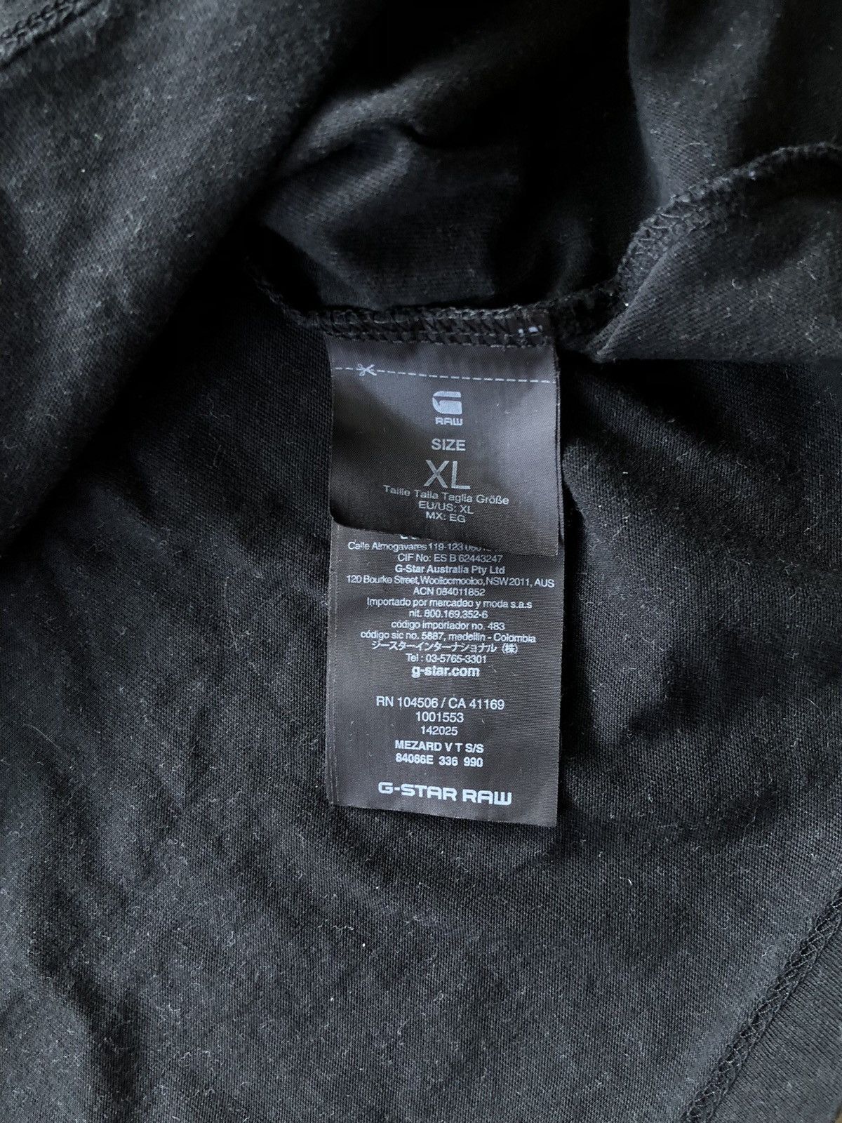 G-Star × Vintage 90’s G STAR RAW RETRO V-NECK AVANT-GARDE Y2K TEE Size US XL / EU 56 / 4 - 5 Thumbnail