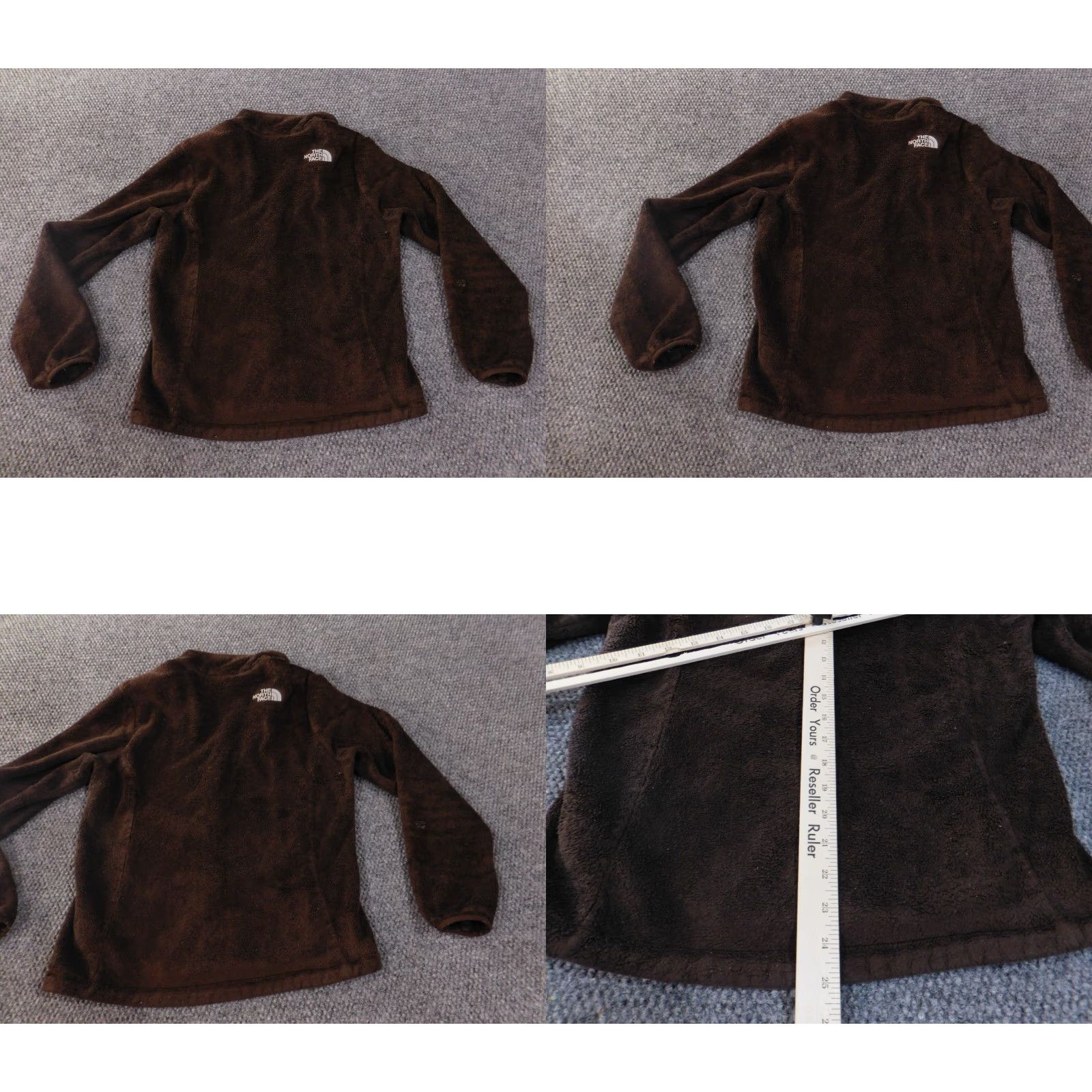 The North Face The North Face Jacket Womens Small Brown Fleece Full Zip Logo Size S / US 4 / IT 40 - 9 Thumbnail