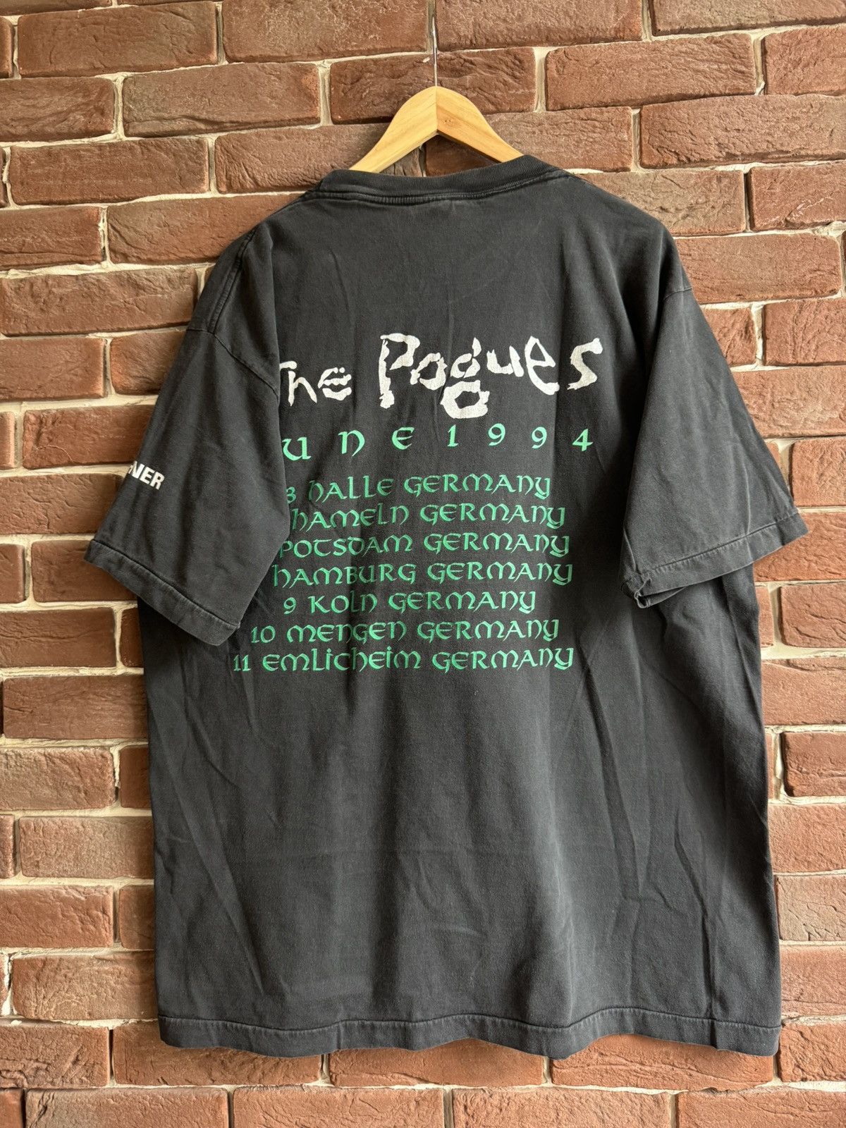 Band Tees 1994 The Pogues Vintage Tour 90s Punk Band Tee XL euro Size US XL / EU 56 / 4 - 2 Thumbnail