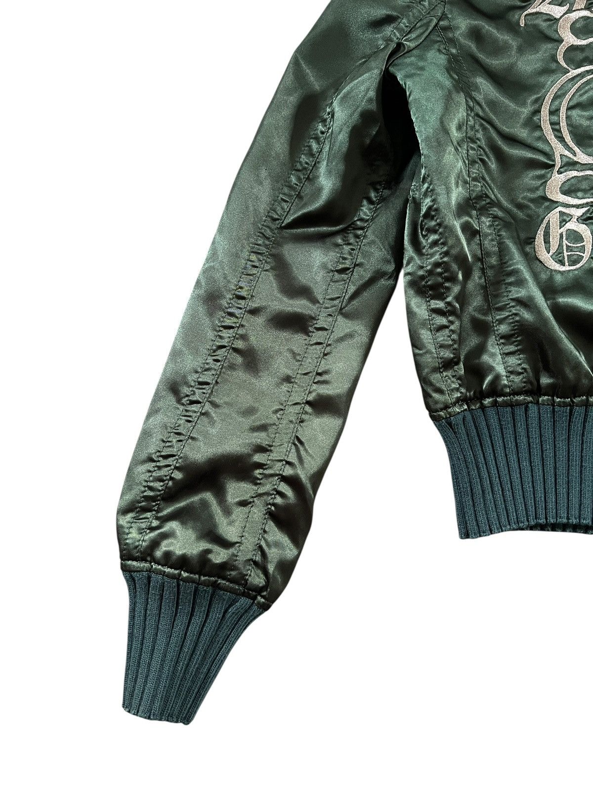 Hysteric Glamour Hysteric Glamour Embroidered Logo Satin Bomber Jacket Size XS / US 0-2 / IT 36-38 - 5 Thumbnail