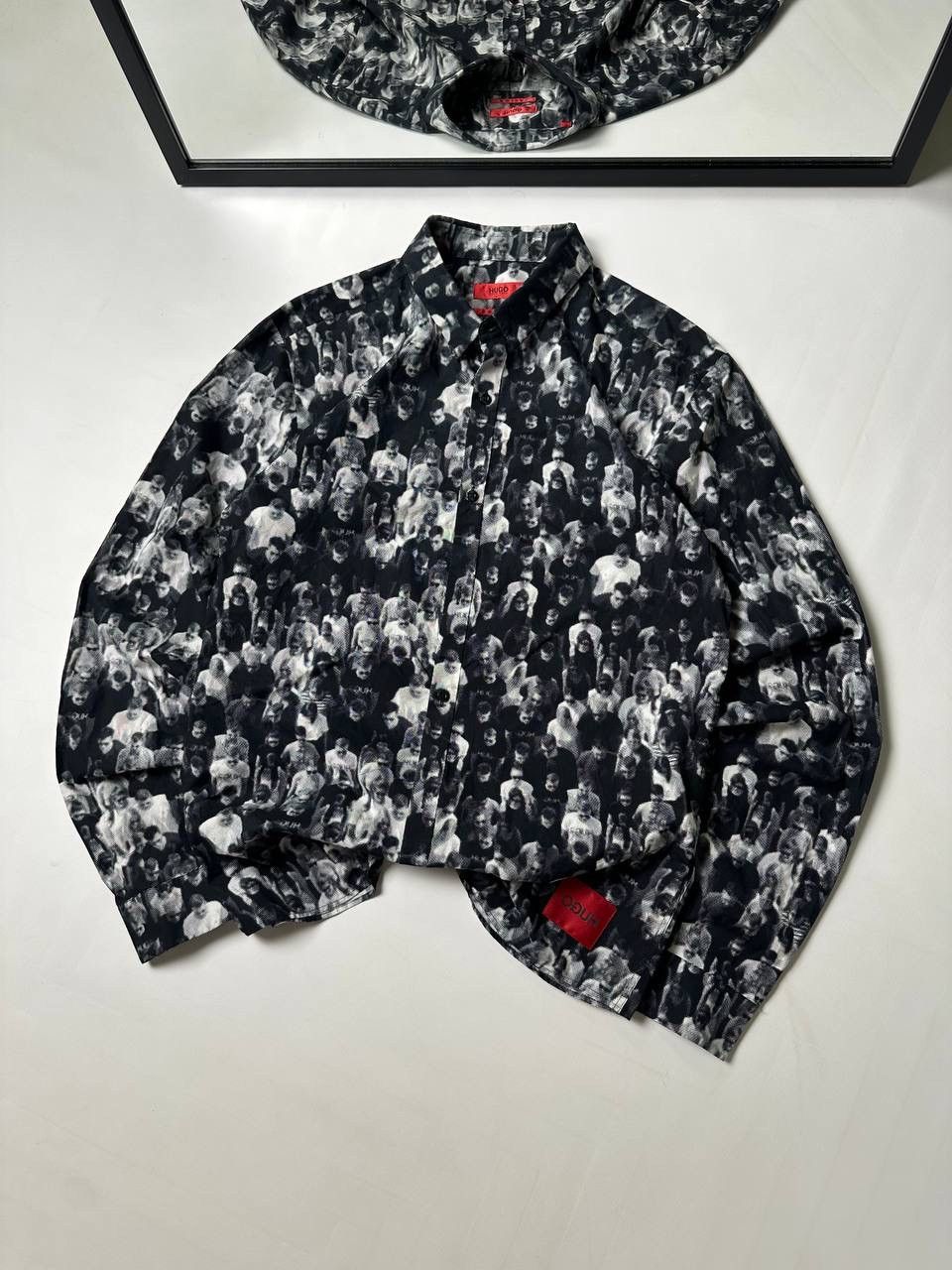 Hugo RRP 140$ Hugo CDG Style Ero3-W Printed Extra Slim Shirt Size US M / EU 48-50 / 2 - 1 Thumbnail