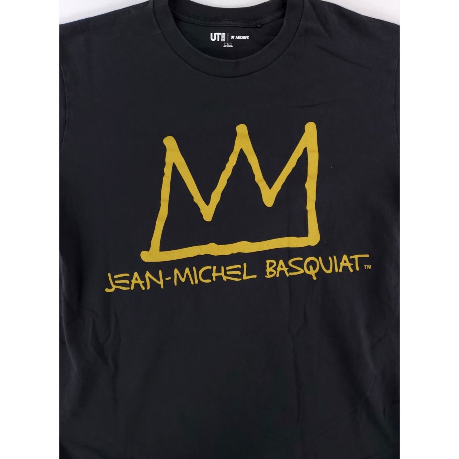 Uniqlo VINTAGE Uniqlo Archive Jean Michel Basquiat T Shirt Short Sleeve Black Mens L Size US L / EU 52-54 / 3 - 3 Thumbnail