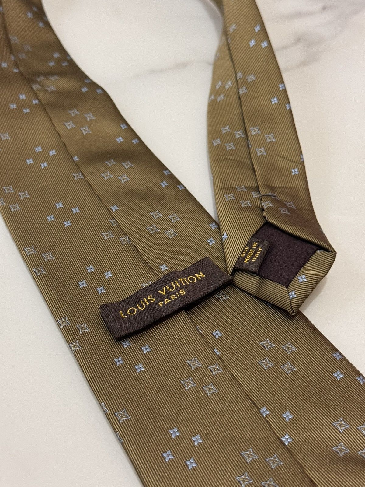 Louis Vuitton Louis Vuitton Neck Tie Spell Out Size ONE SIZE - 1 Thumbnail