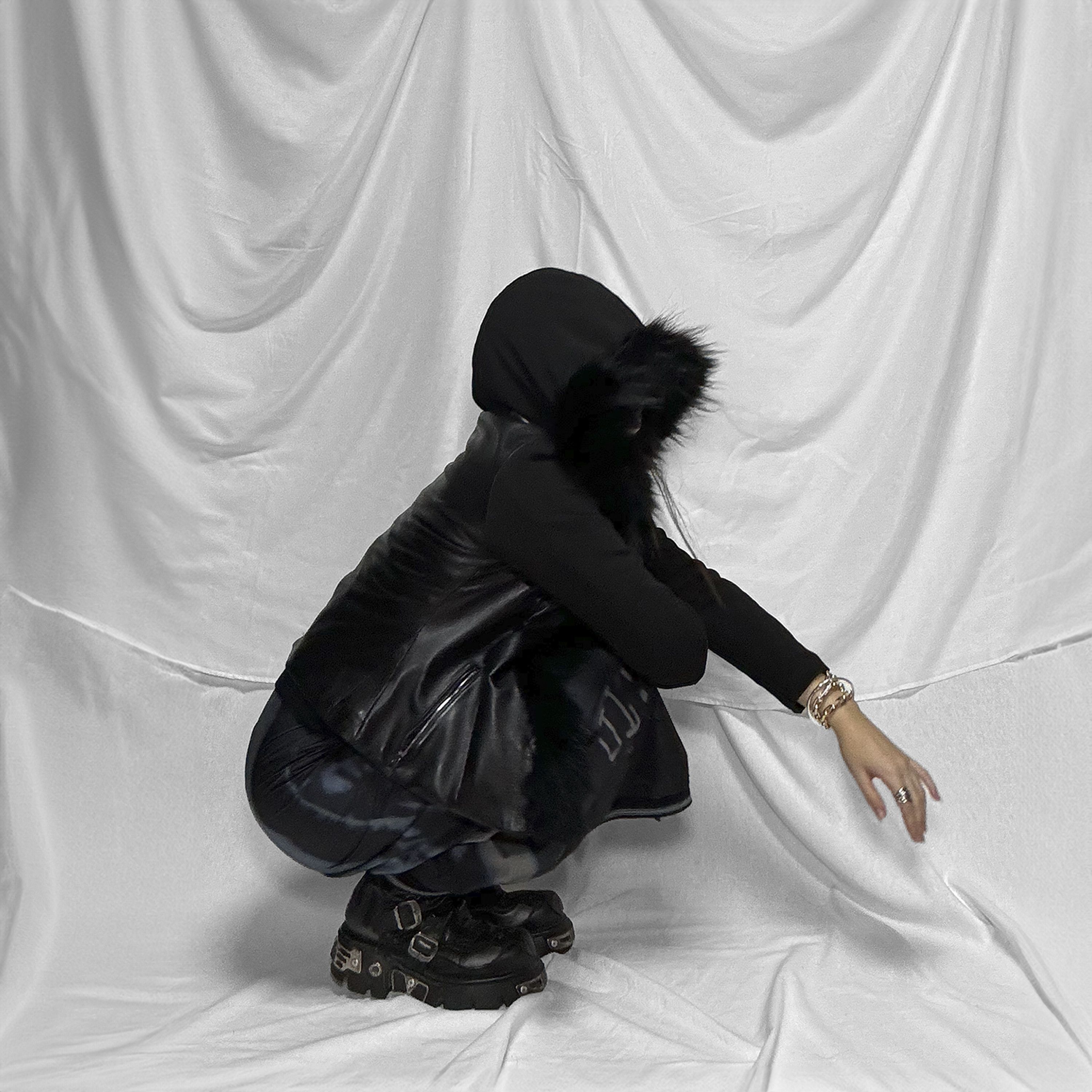 Cop Copine Cop Copine Black Fur Coat (S) Size S / US 4 / IT 40 - 2 Thumbnail