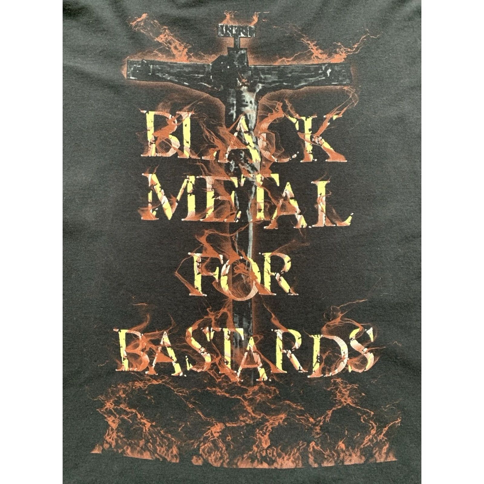 Fruit Of The Loom VINTAGE CRADLE OF FILTH BLACK METAL FOR BASTARDS TEE T-SHIRT MEN'S XL BLACK COTTON FOTL SIZE XL MENS METAL 2003 Size US XL / EU 56 / 4 - 5 Thumbnail