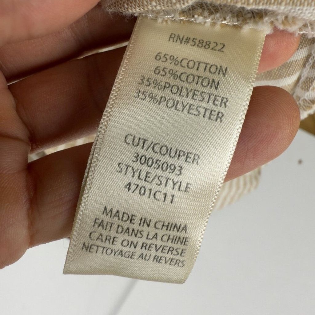Other MAX STUDIO Yarn Dye Button Beige Off White Maxi Skirt Boho M Size 30" / US 8 / IT 44 - 10 Thumbnail