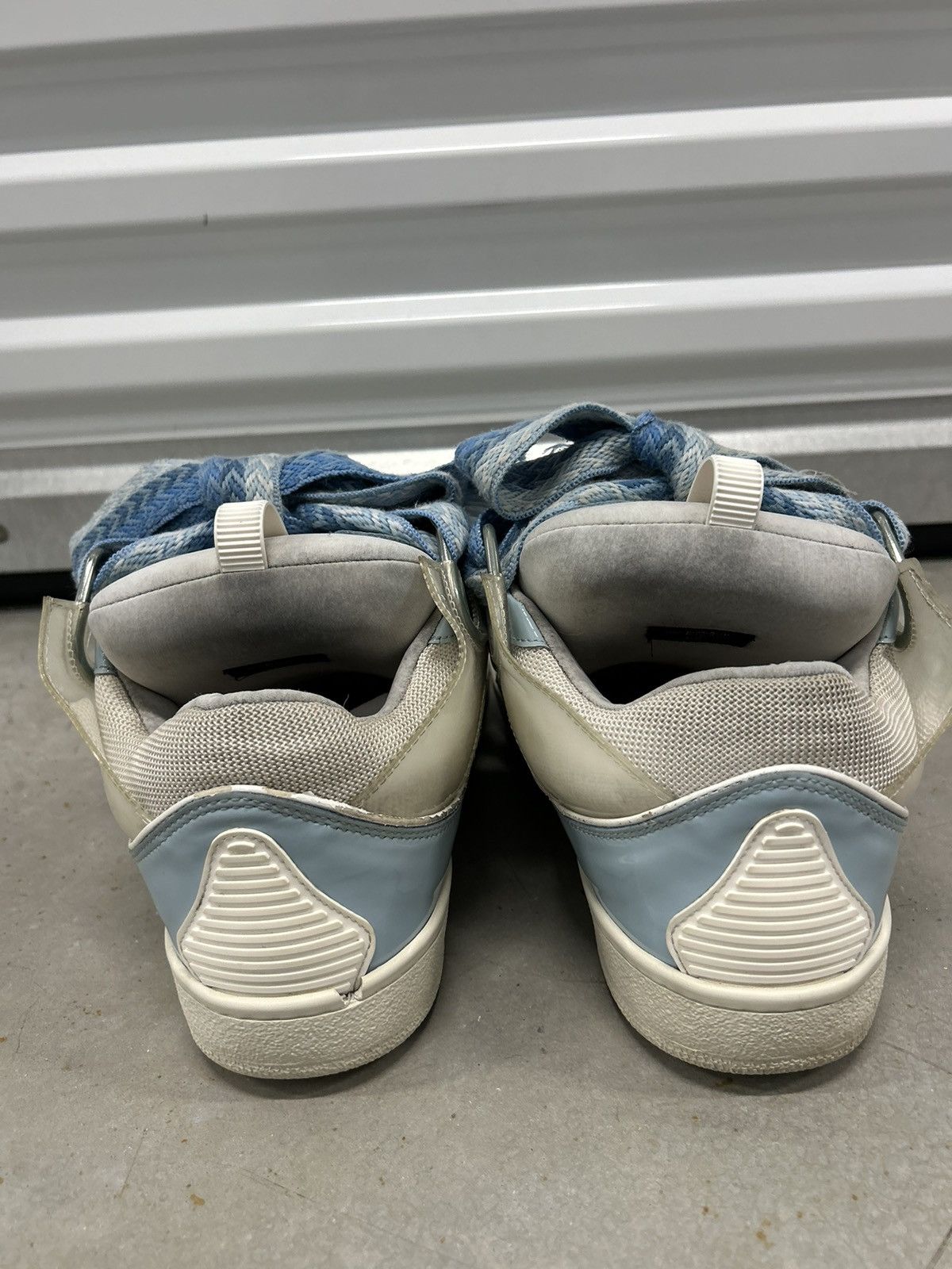 Lanvin Lanvin Curb Sneakers White Baby Blue Size US 10 / EU 43 - 5 Thumbnail