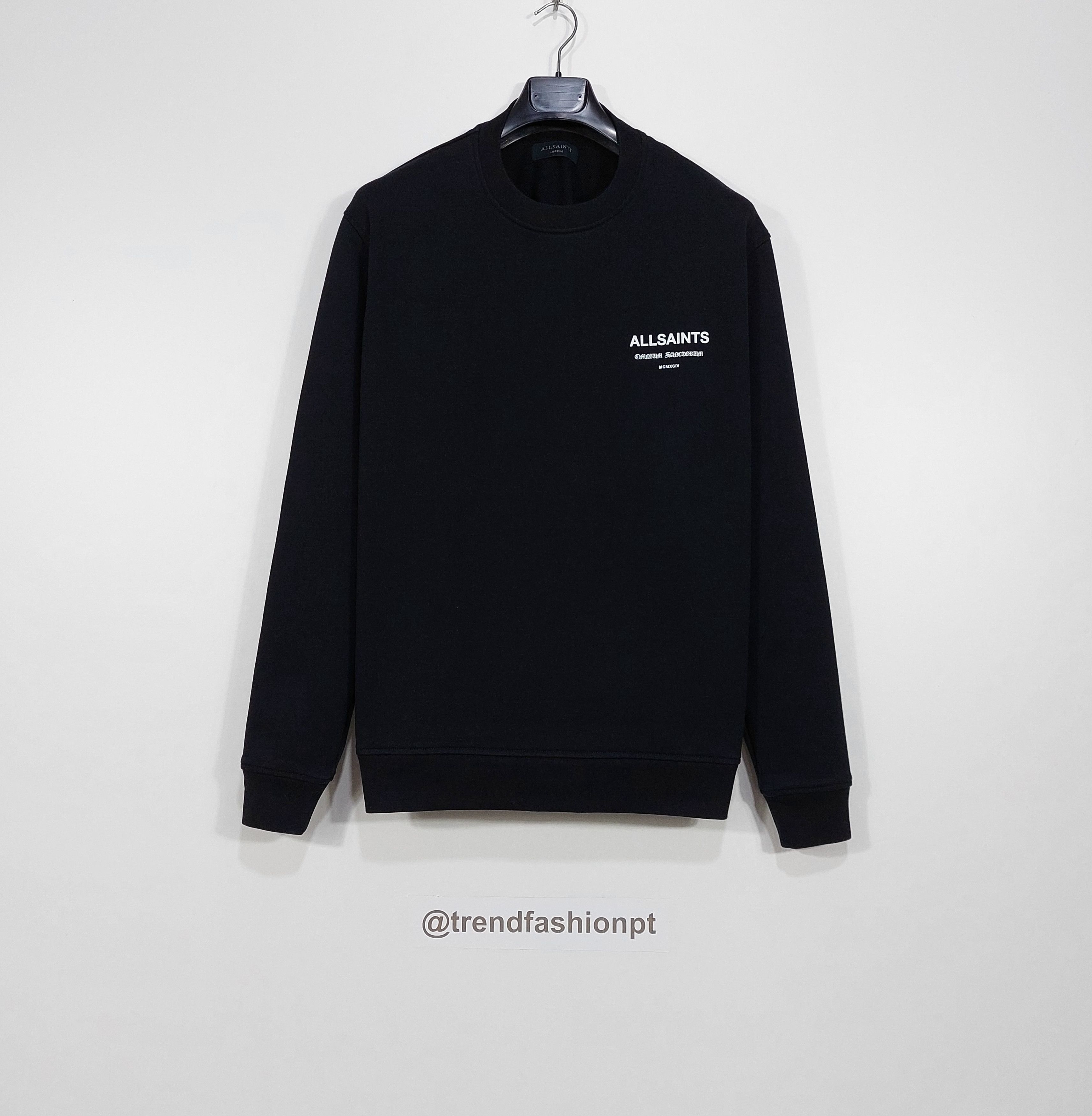Allsaints sanctum crew sweatshirt - black M Size US M / EU 48-50 / 2 - 2 Thumbnail
