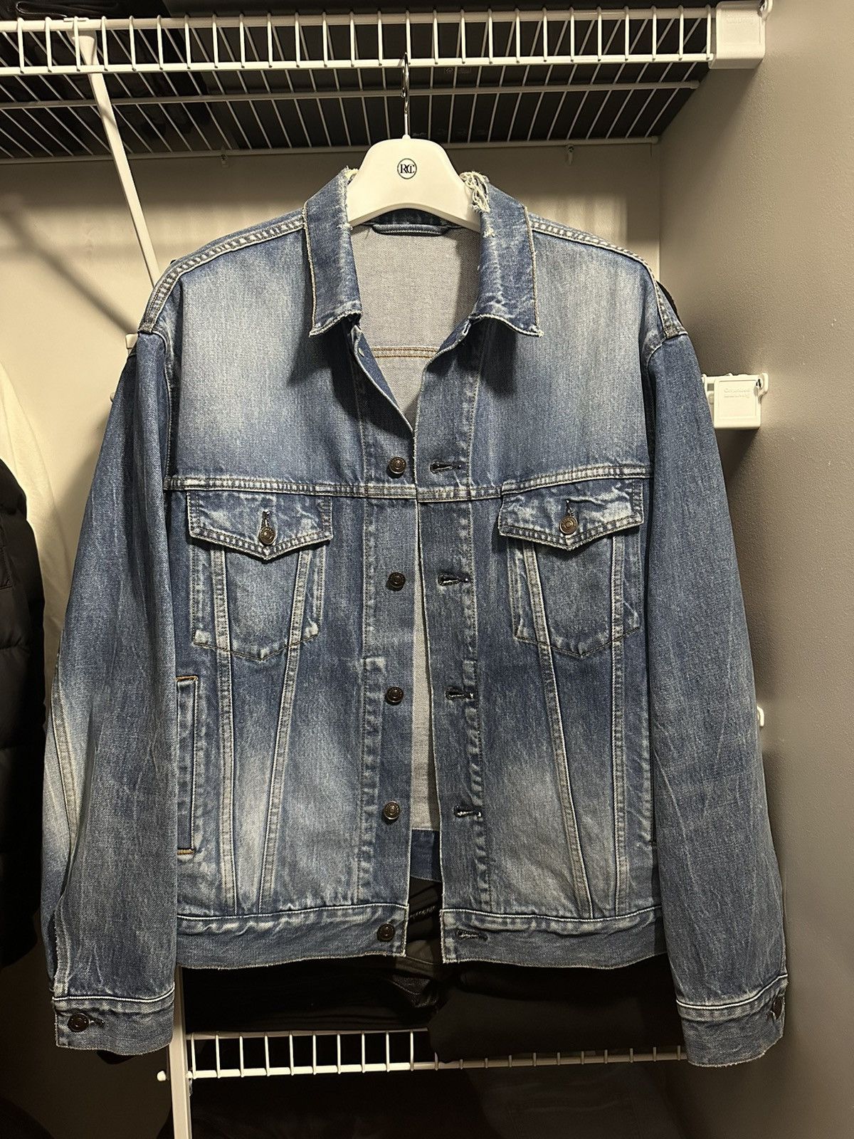 Balenciaga Balenciaga Denim Jacket Size US M / EU 48-50 / 2 - 1 Thumbnail