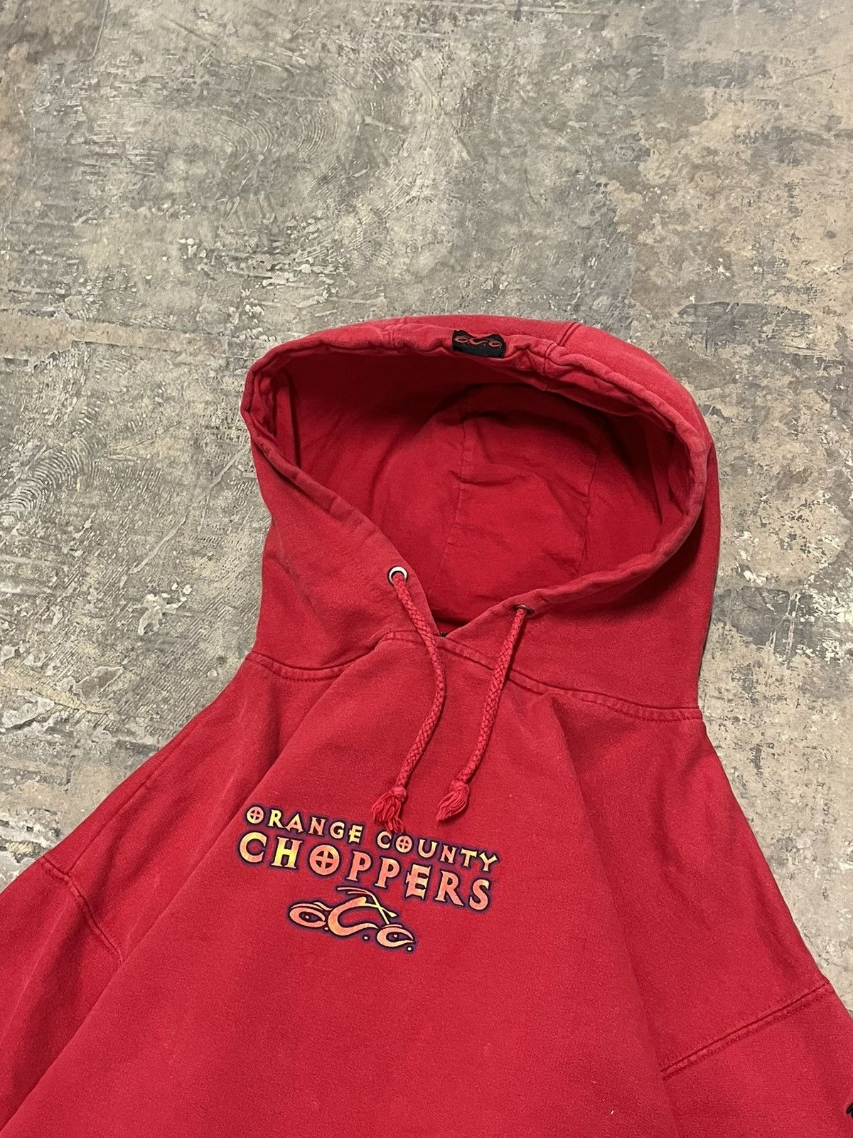 Crazy rare y2k Orange County choppers biker skater hoodie