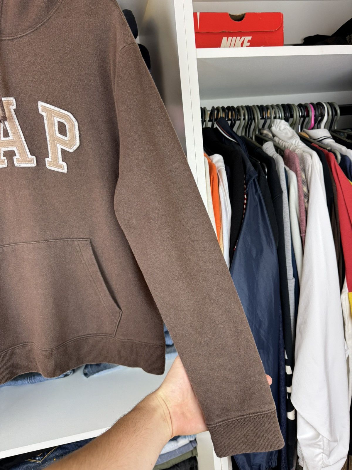 Gap Vintage Gap Brown Hoodie Size US S / EU 44-46 / 1 - 11 Thumbnail