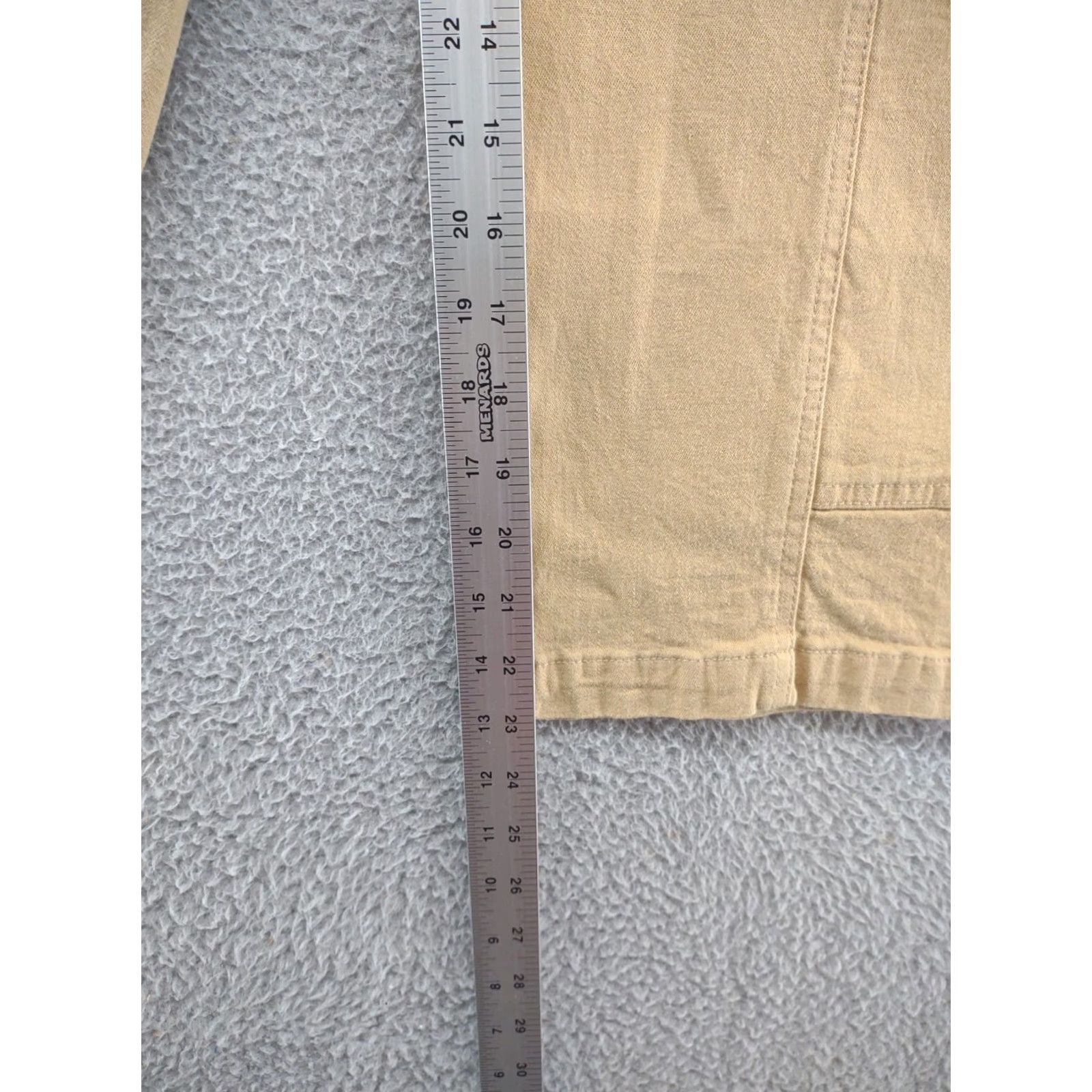 Denim & Co. DENIM & Co. Cargo Khaki Pants Womens Size 12 NEW with Tags Denim & Co. Pants Casual Beige Stone 29 in Inseam 23 in Navy? Size 34" / US 12 / IT 48 - 7 Thumbnail