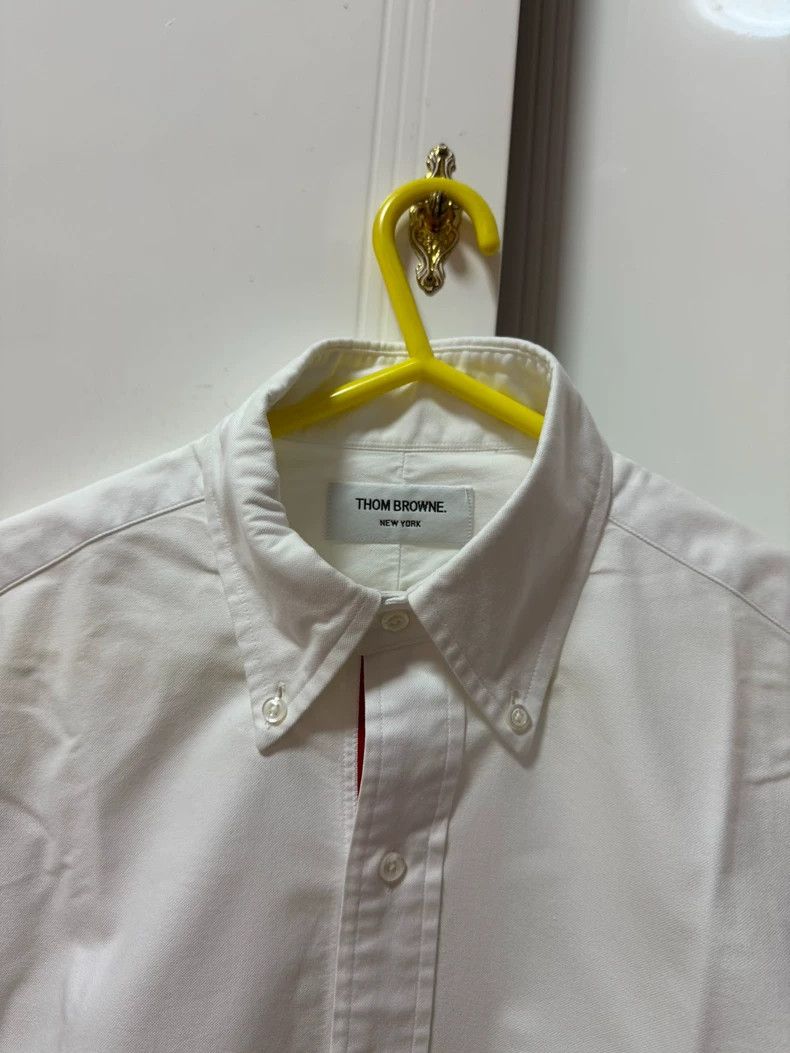 Thom Browne Thom Browne White long-sleeved shirt Size US S / EU 44-46 / 1 - 2 Thumbnail