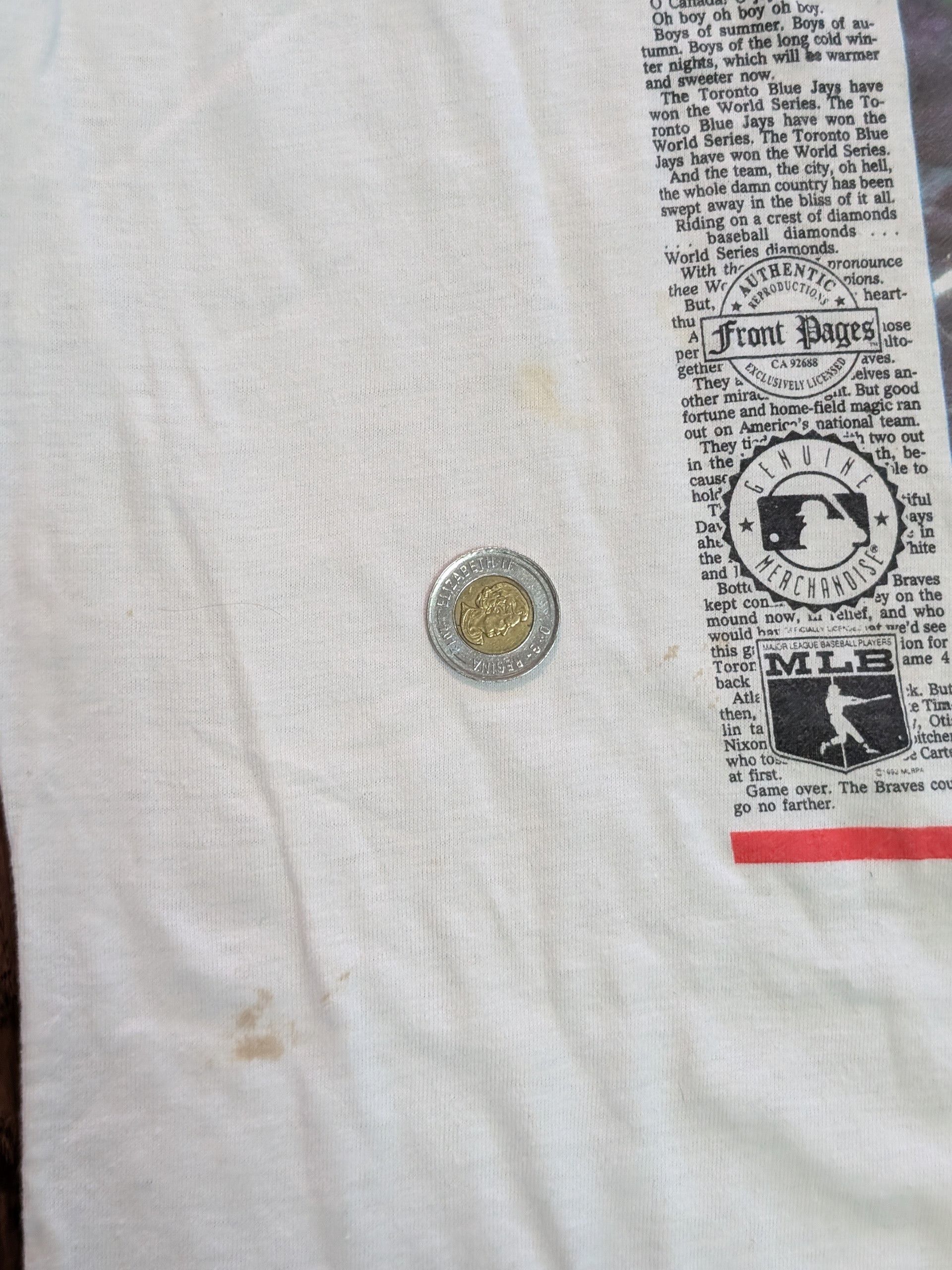 Other 1992 Star Toronto Blue Jays Champions T-Shirt 2 Size XL Size US XL / EU 56 / 4 - 4 Thumbnail