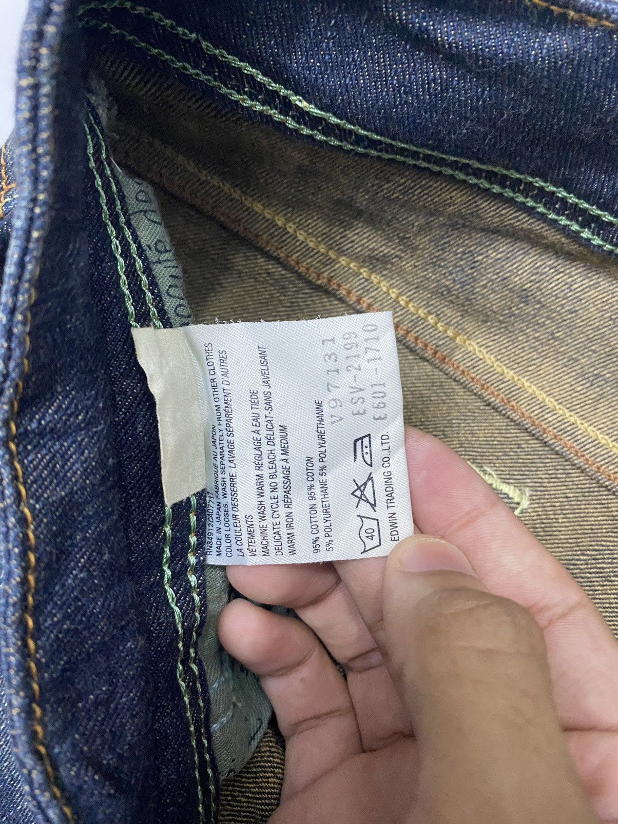 Edwin 🔥FLARE JEANS EDWIN SOMETHING VIENUS JEANS FLARE DENIM JEANS Size 28" / US 6 / IT 42 - 9 Thumbnail