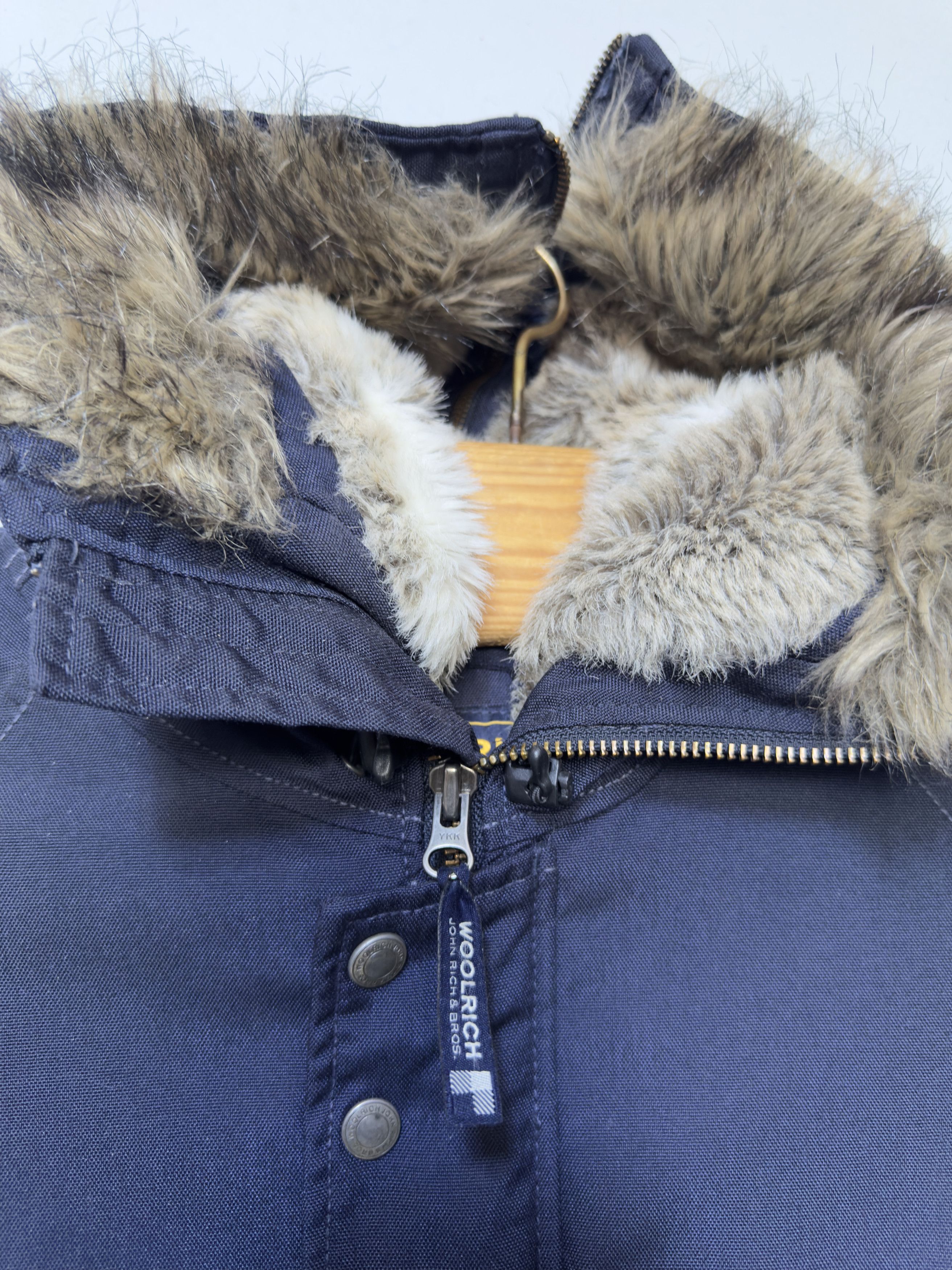 Woolrich Woolen Mills 🔥 bomber jacket puffer hooded fur size M Size US M / EU 48-50 / 2 - 10 Thumbnail