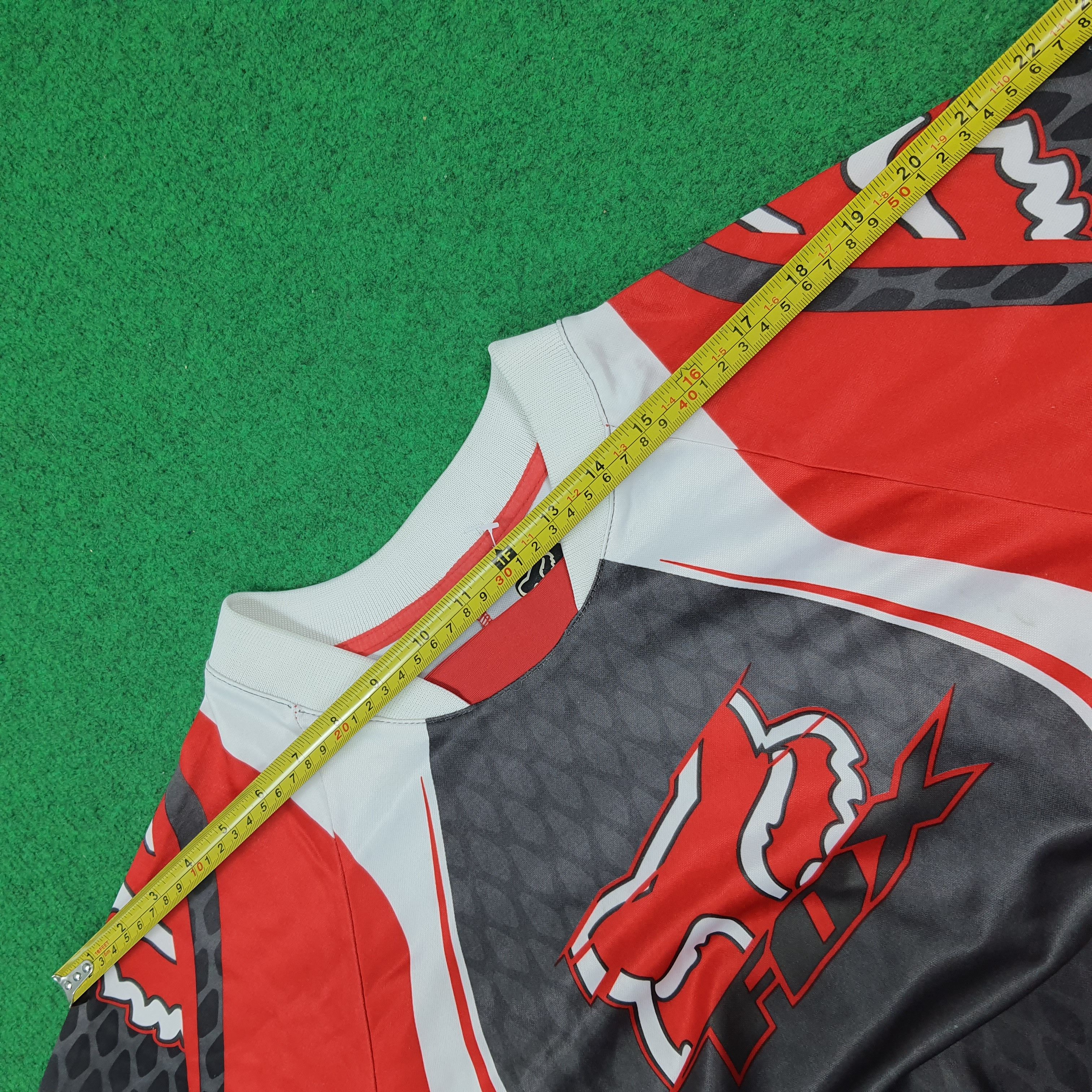 Fox Racing Vintage Fox Racing Motorsports Jersey C285N69 Size US XL / EU 56 / 4 - 10 Thumbnail