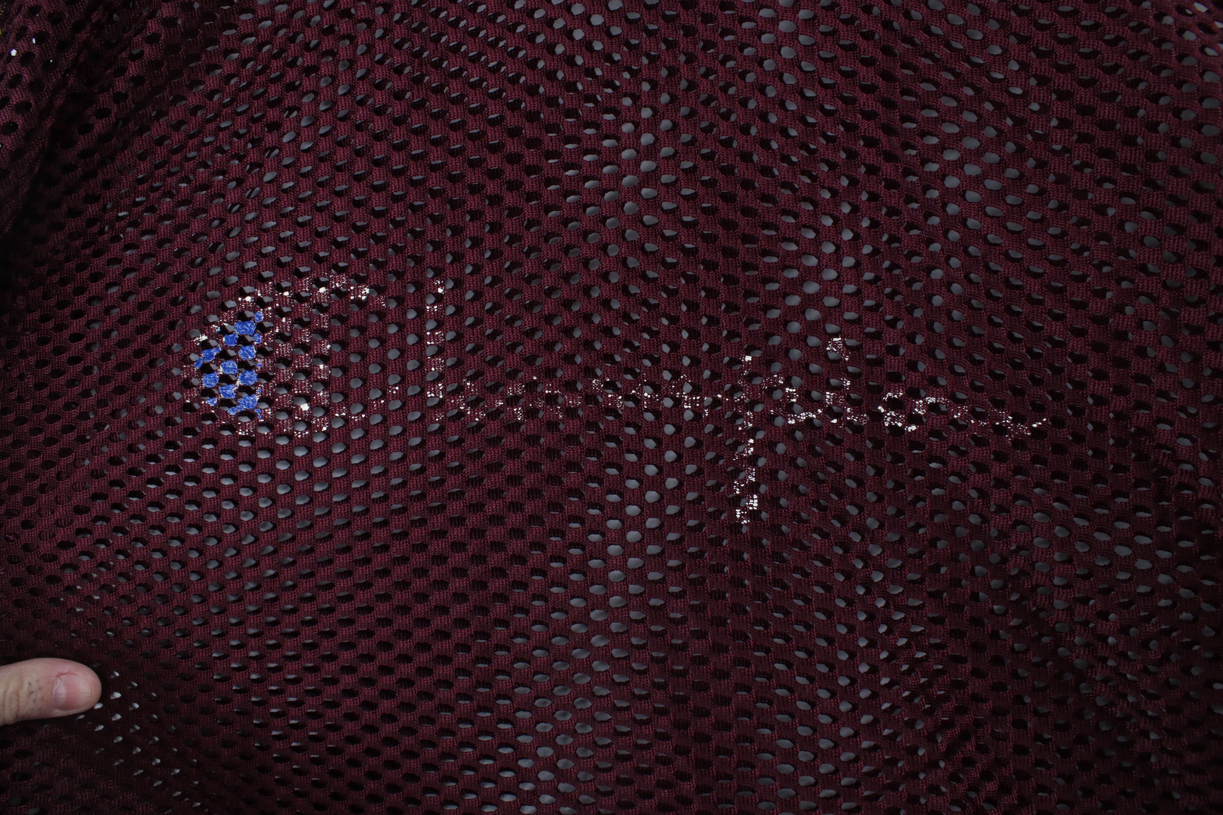 Champion × Vintage Vintage 80s Champion Cropped Football Jersey Burgundy USA Size US XL / EU 56 / 4 - 7 Thumbnail