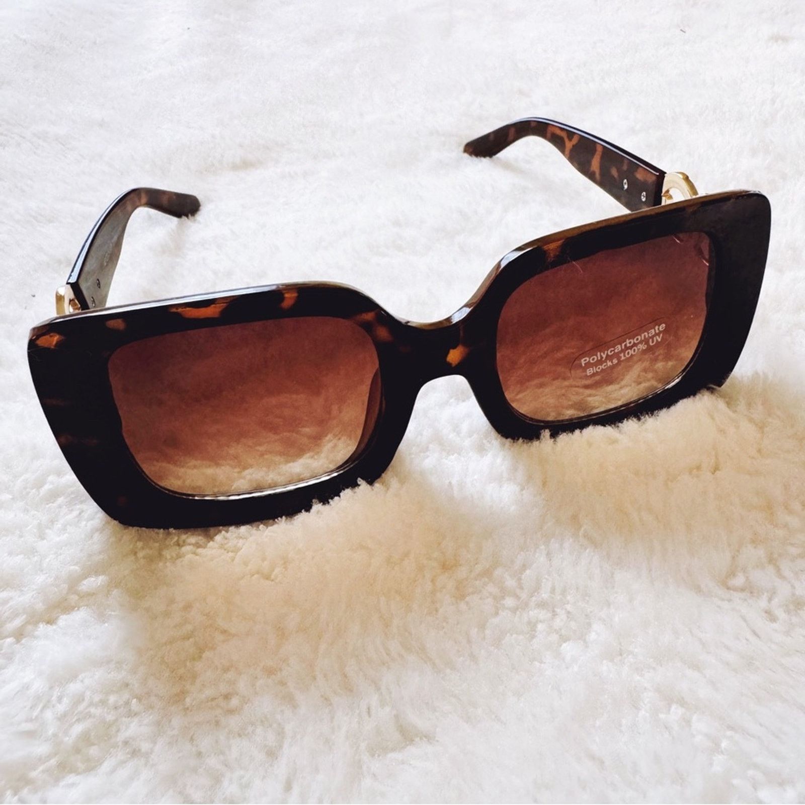 Other Camille Tortoise Brown Oversized Square Sunglasses Size ONE SIZE - 5 Thumbnail