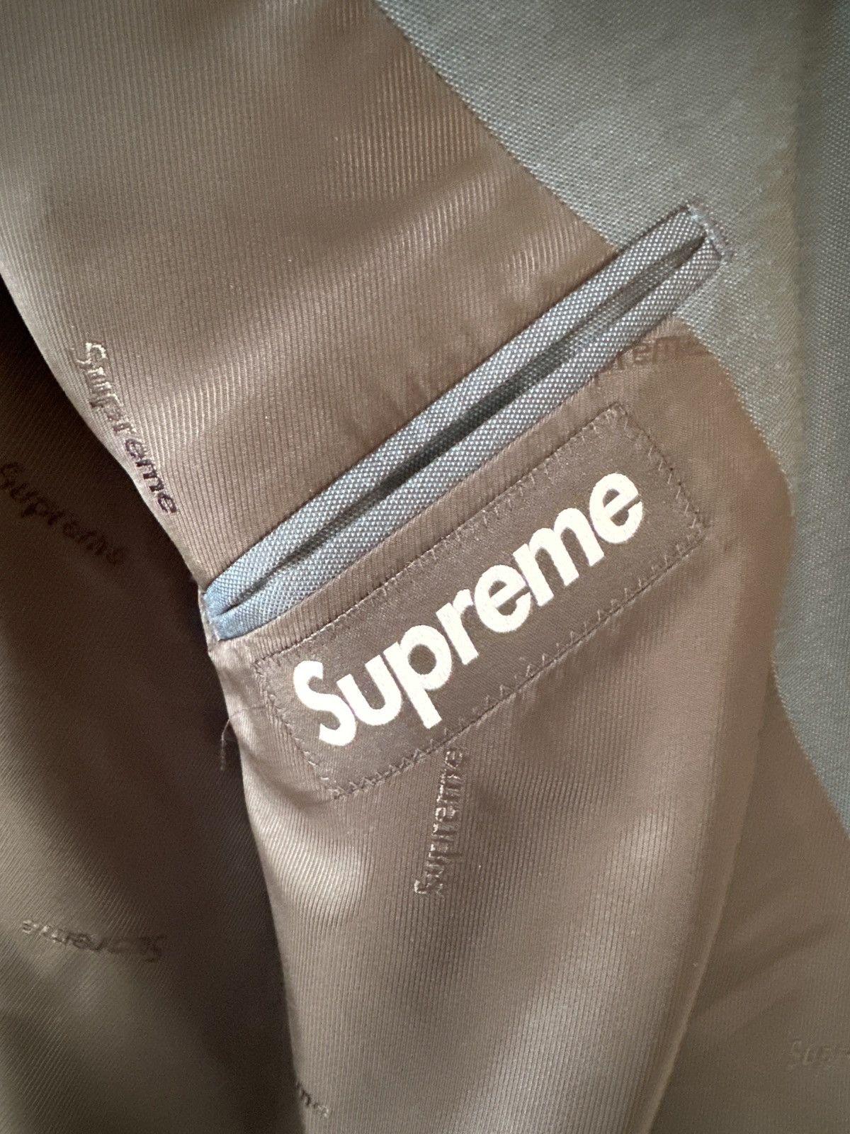 Supreme Supreme Sharkskin Suit S/L AW2019 Size 34R - 3 Thumbnail