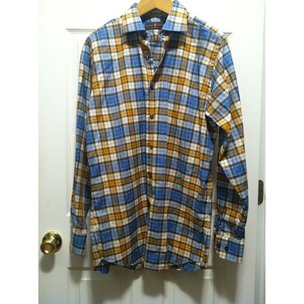 Robert Talbott ROBERT TALBOTT MEN'S 100%COTTON CASUAL SHIRT SIZE: L Size US L / EU 52-54 / 3 - 2 Thumbnail