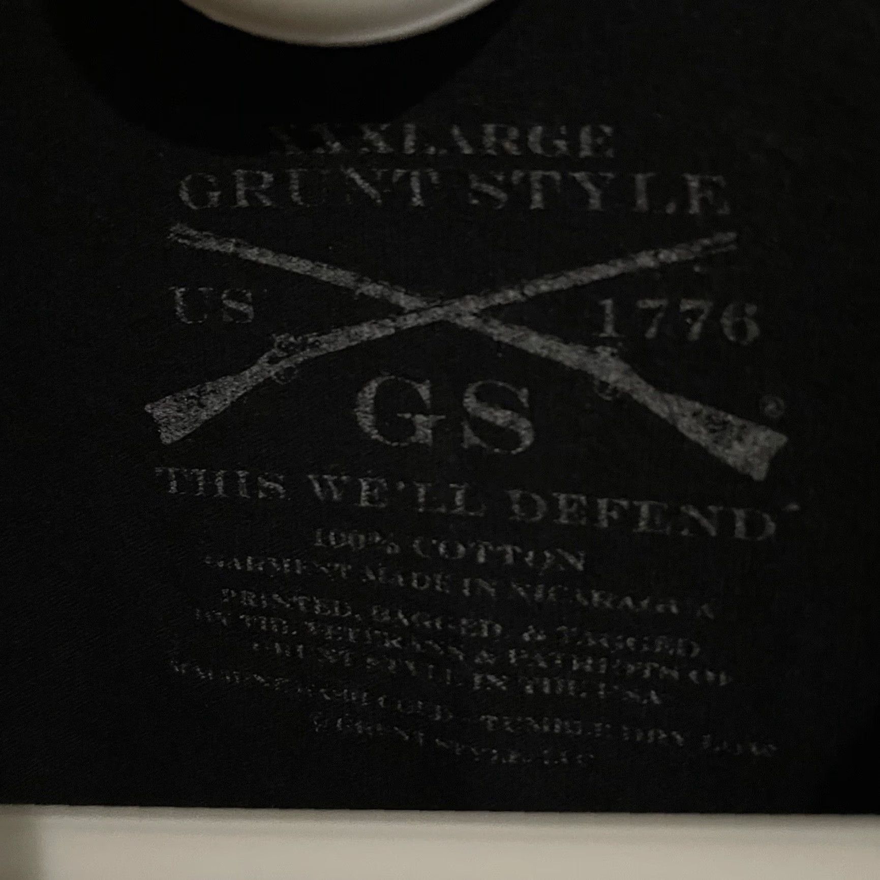 Vintage VINTAGE Grunt Style Graphic Tee 100% Cotton Womens 3XL Black Community Black T-Shirt Womens Size XXL / US 16-18 / IT 52-54 - 4 Thumbnail