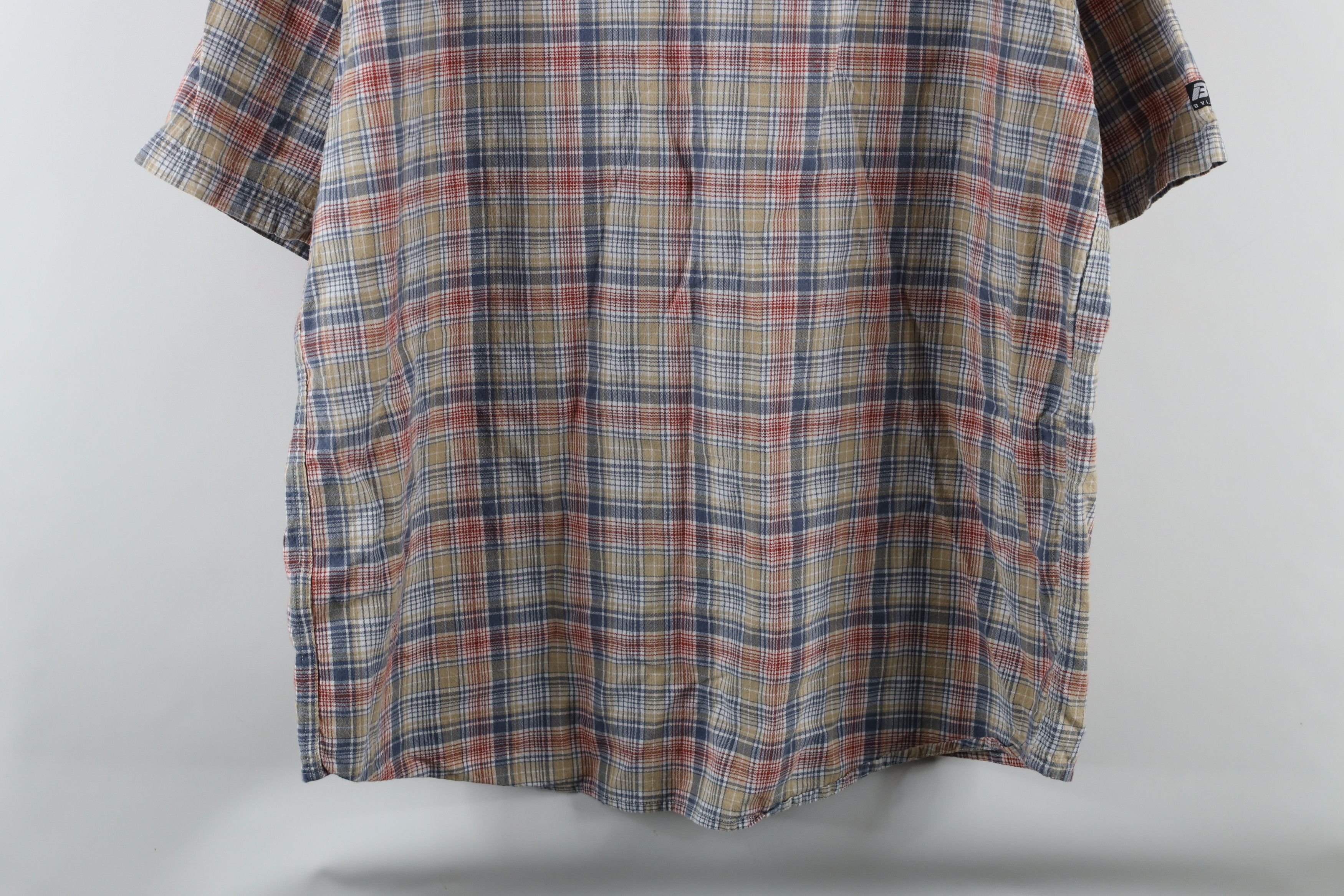 Vintage Vintage 90s Boss Streetwear Madras Plaid Button Shirt Size US L / EU 52-54 / 3 - 11 Thumbnail
