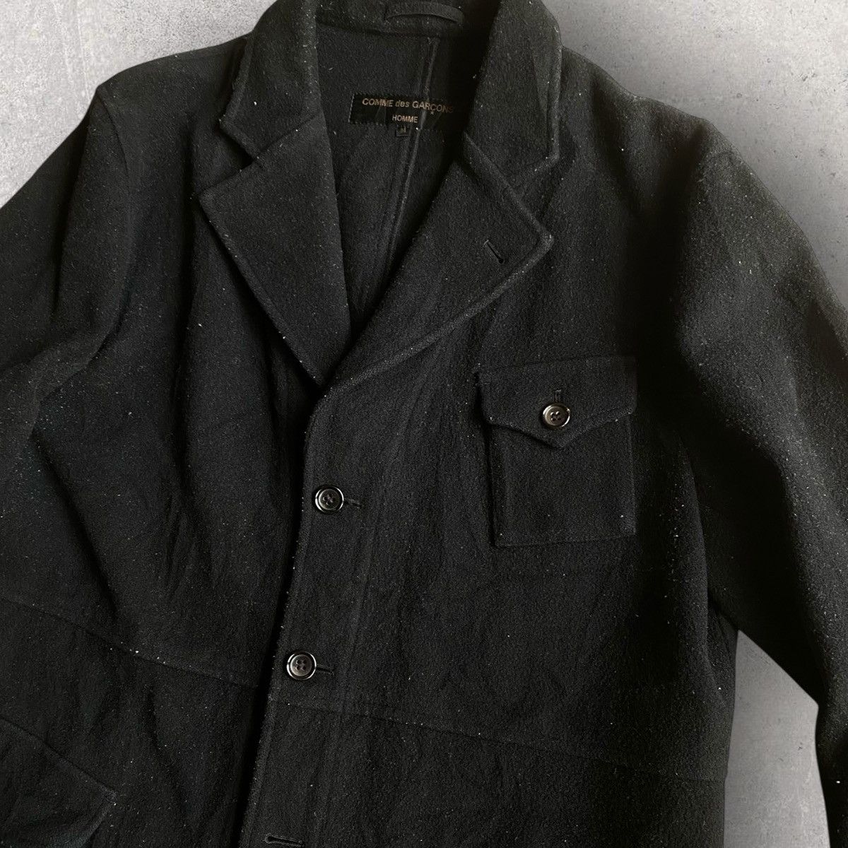 Comme des Garcons Vintage Fall 2003 Wool Work Jacket Size US M / EU 48-50 / 2 - 2 Thumbnail