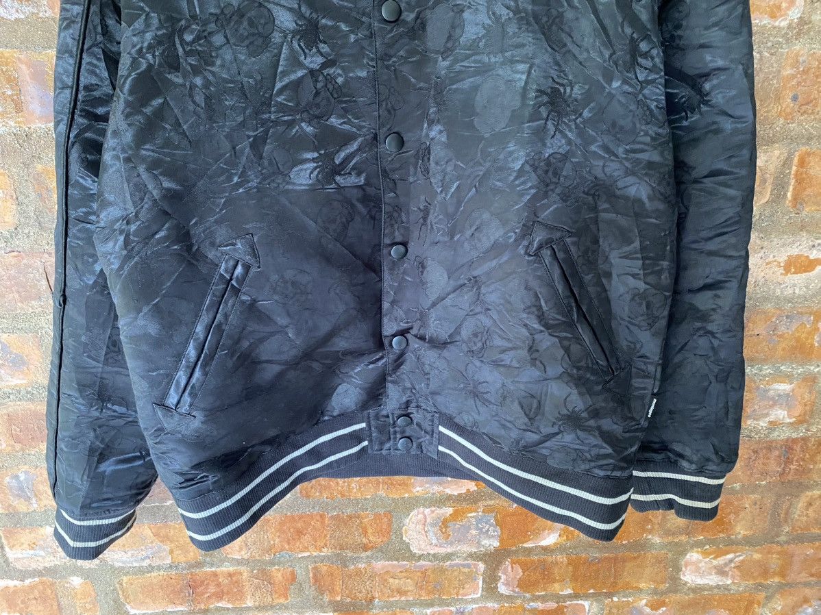 PHENOMENON 2000s Montage Skull and Spider embroidered varsity j Size US M / EU 48-50 / 2 - 4 Thumbnail