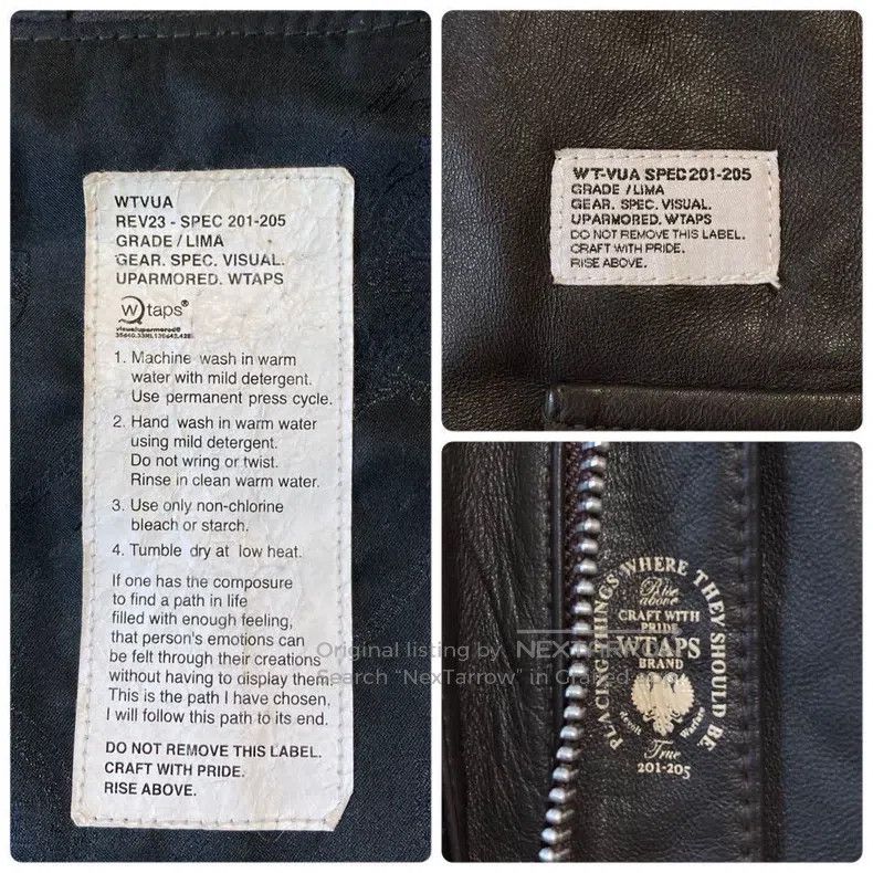 Wtaps Wtaps leather clothing Size US L / EU 52-54 / 3 - 5 Thumbnail