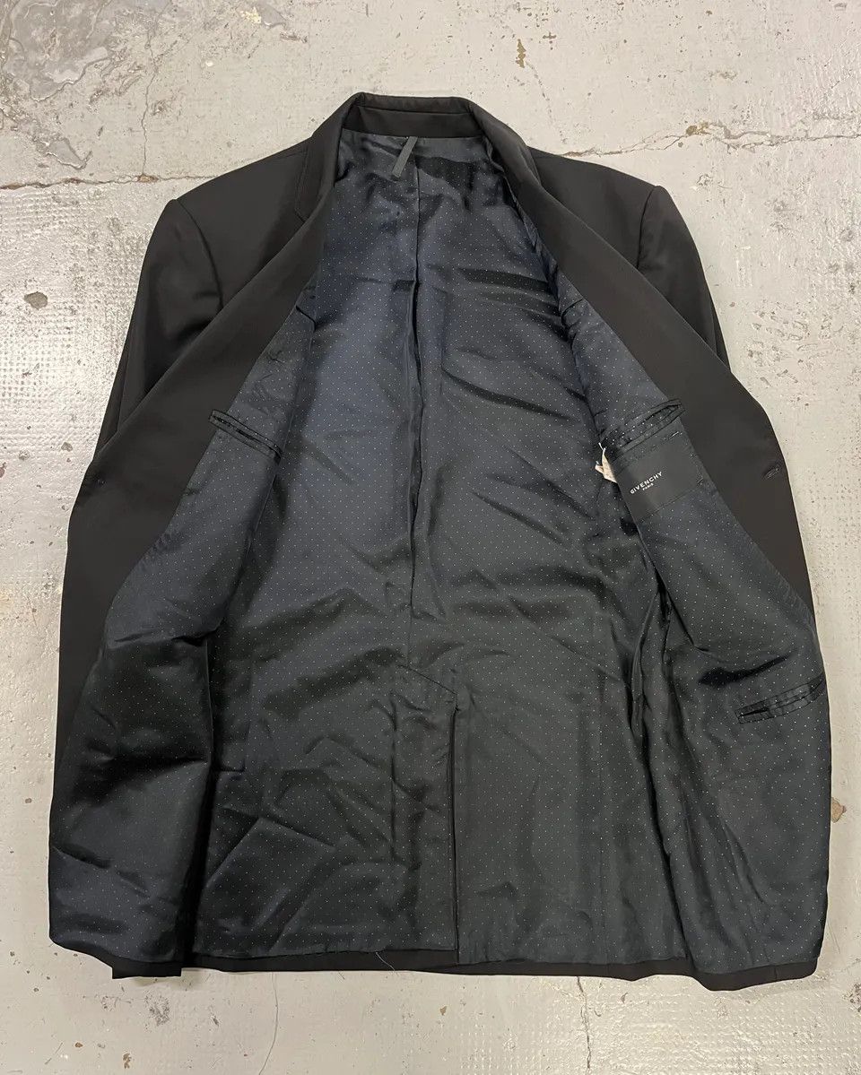 Givenchy 2000s Givenchy Black Wool Classy Blazer Jacket Size US M / EU 48-50 / 2 - 8 Thumbnail