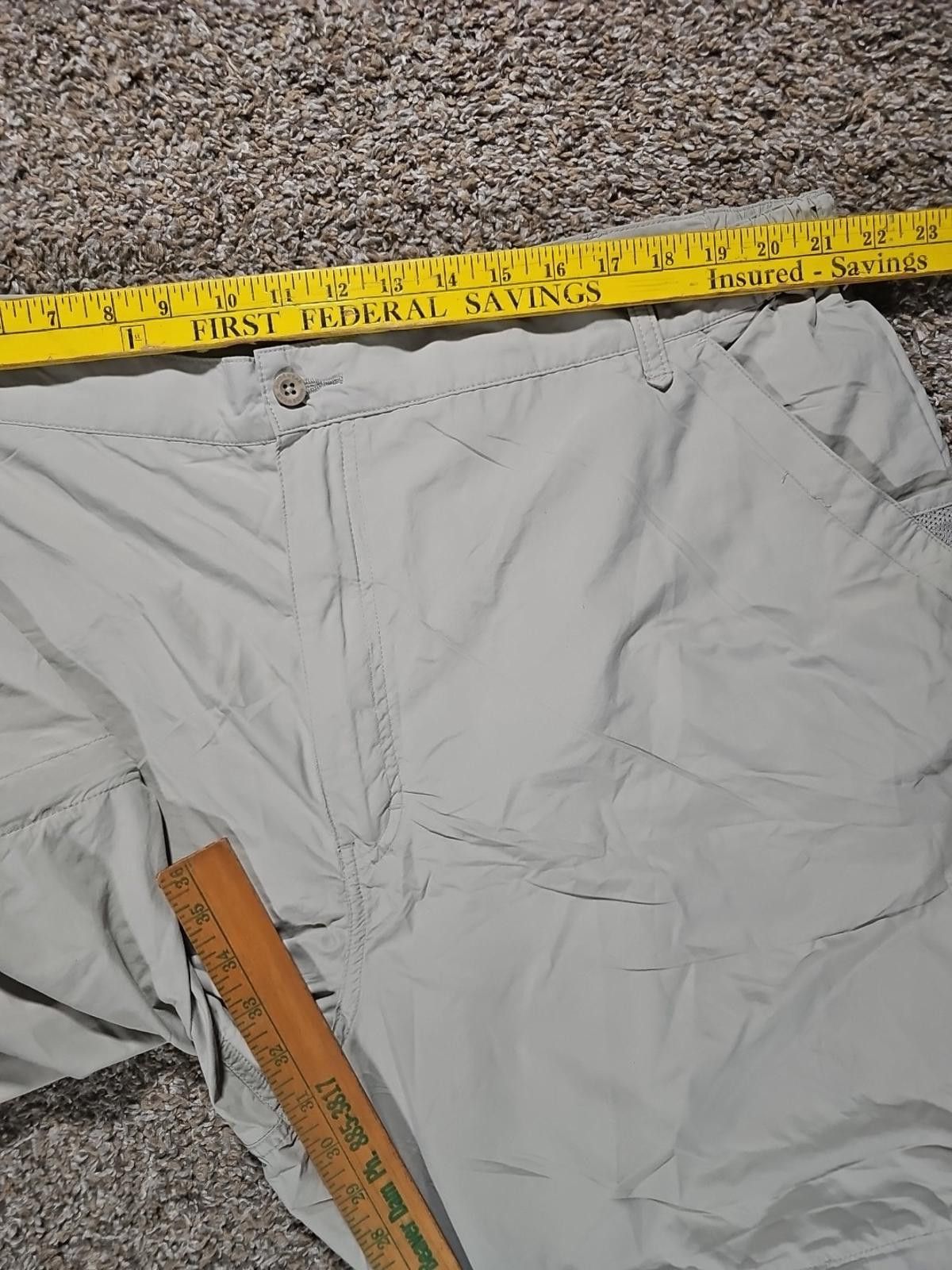 Cabelas Cabelas GX II Convertible Hiking Pants 3XL Nylon Beige UPF40 Size US 44 / EU 60 - 4 Thumbnail
