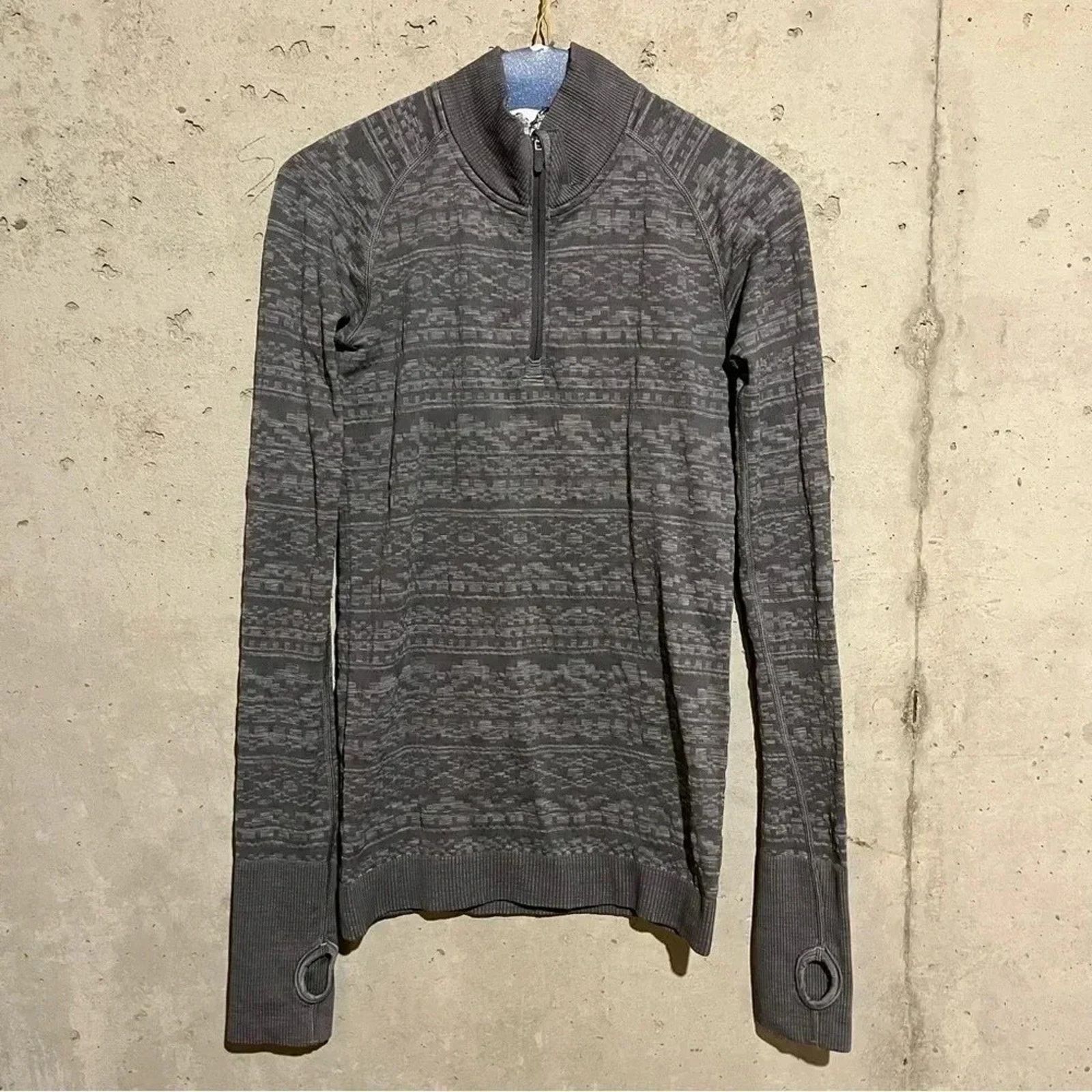 Lululemon Lululemon Rest Less Pullover Women 1/4 Zip Heathered Slate 4 Size S / US 4 / IT 40 - 1 Thumbnail