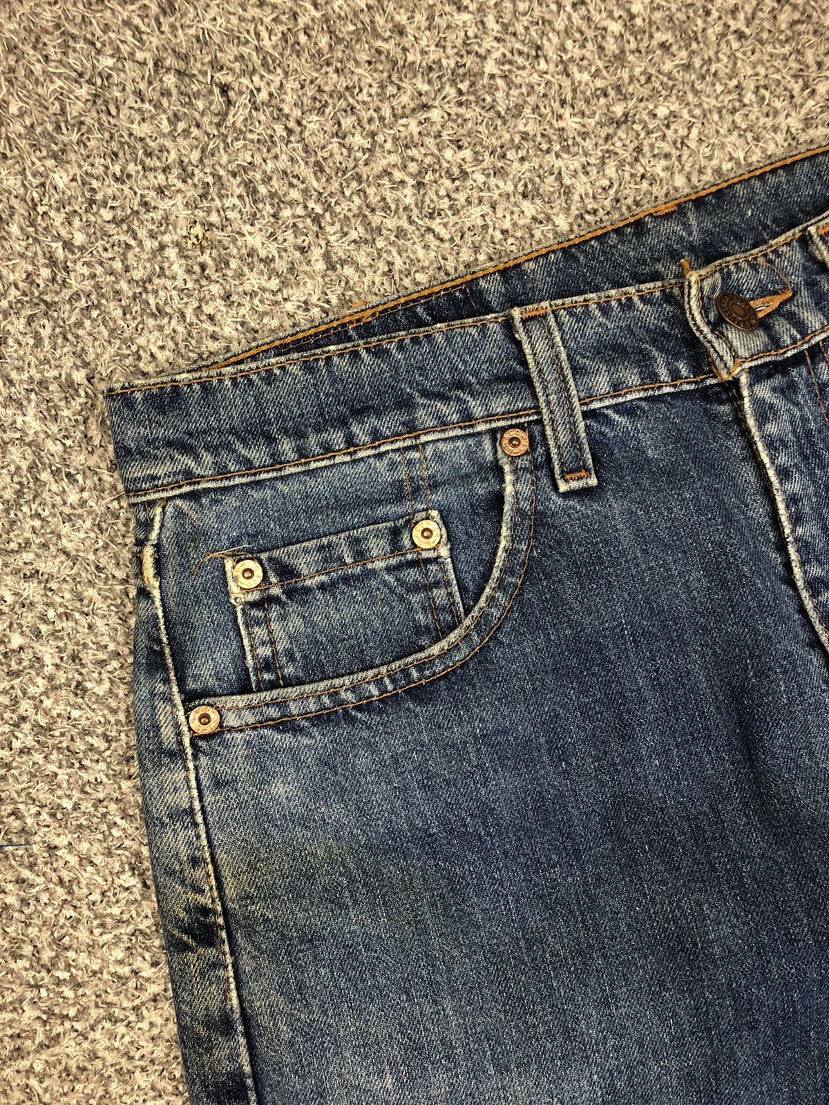 Japanese Brand × Levi's × Vintage Vintage Distressed Levis 519 Made In Usa Jeans Size US 31 - 7 Thumbnail