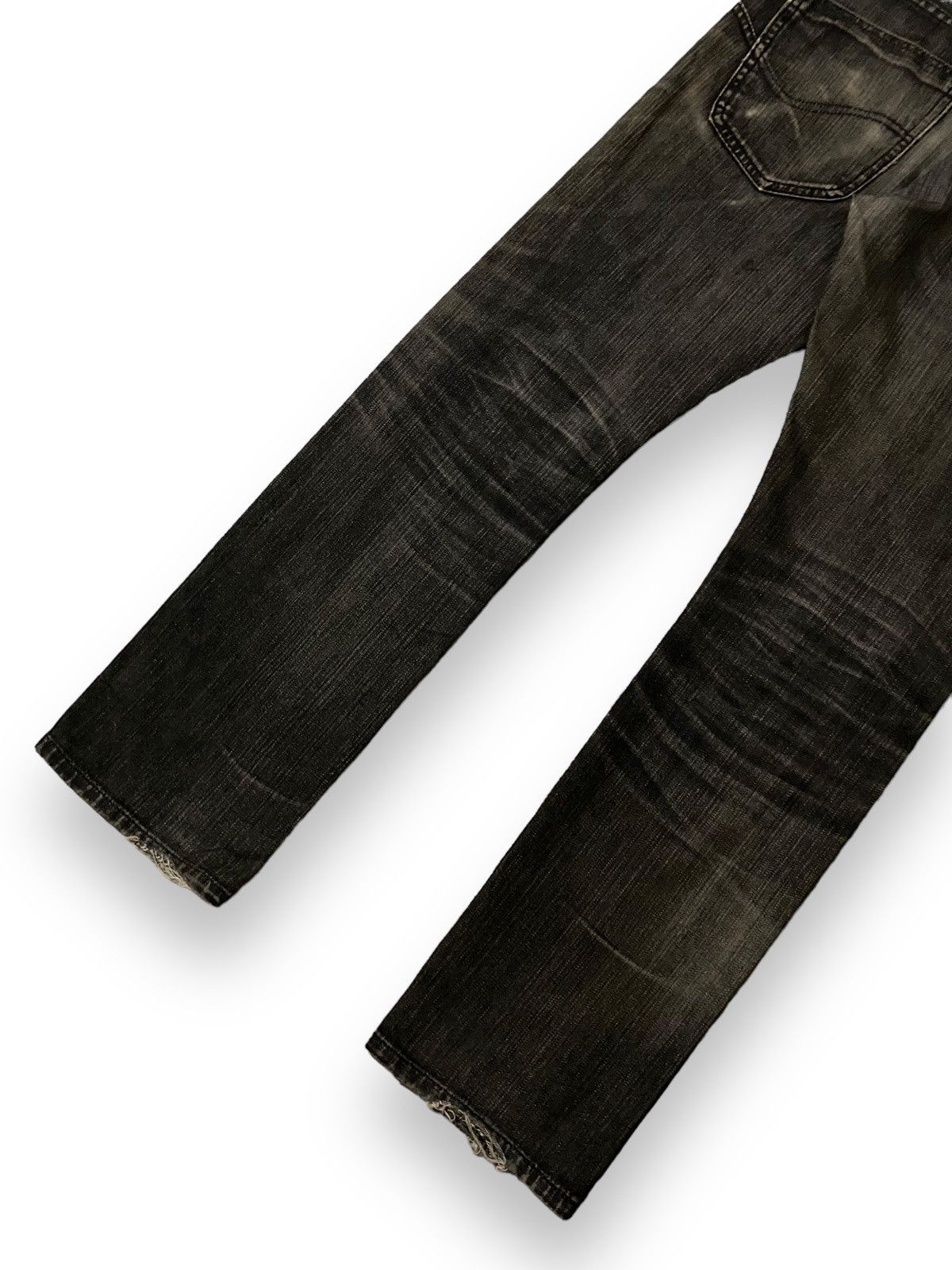Japanese Brand Vintage Lee Riders Classic Retro Ripped Jeans Denim Size US 36 / EU 52 - 10 Thumbnail