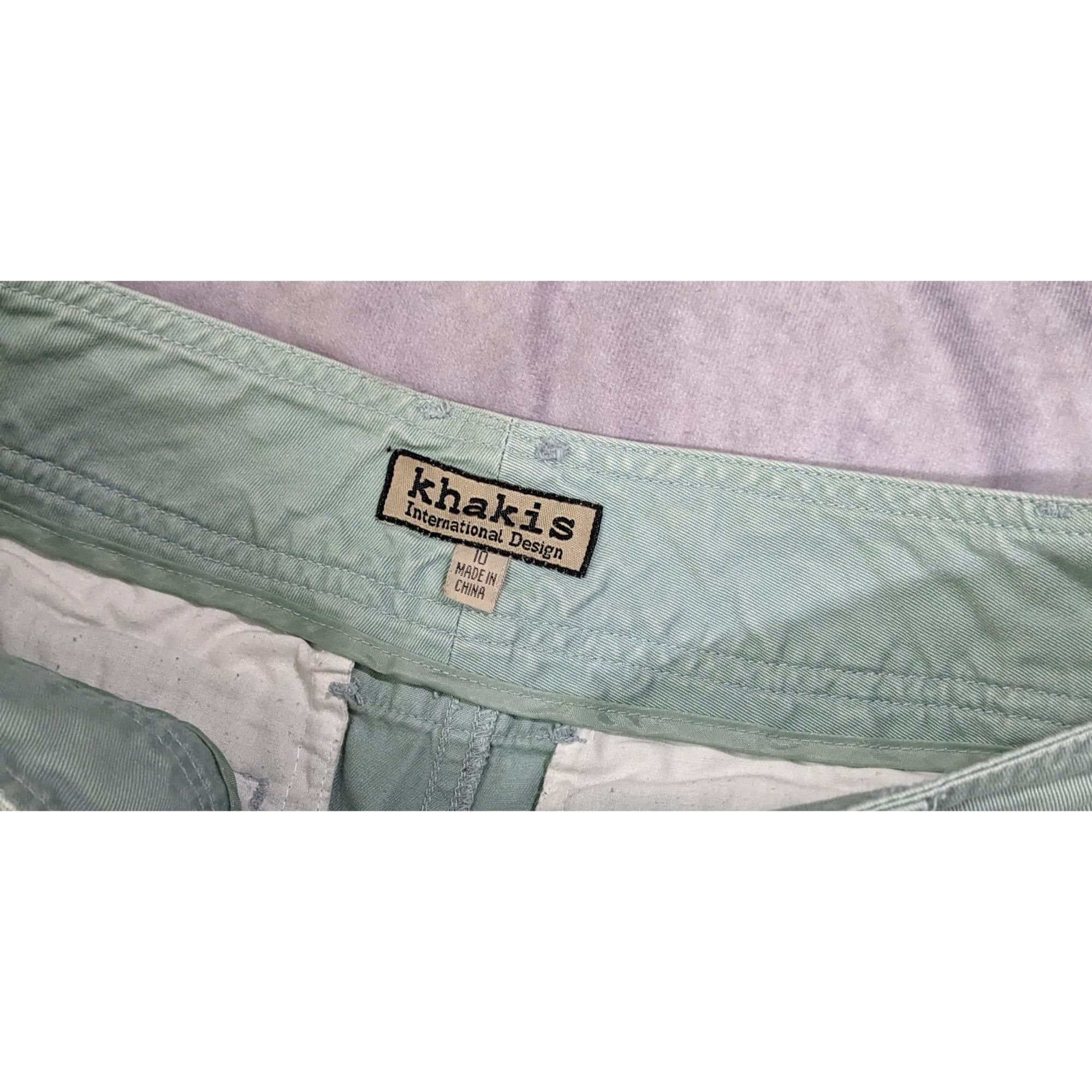 Other Preppy Mint Green Capris by Khakis International Design Size 32" / US 10 / IT 46 - 10 Thumbnail
