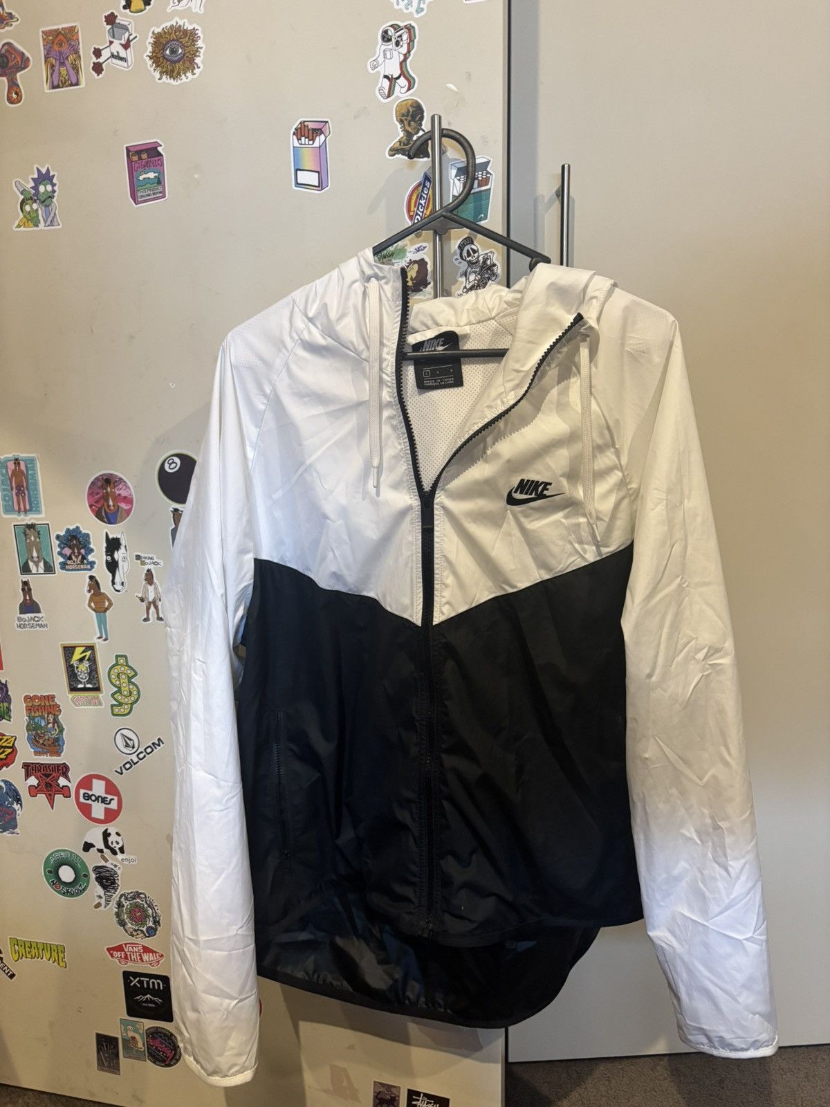 Nike Sportwear Windrunner Hooded Jacket Black/White