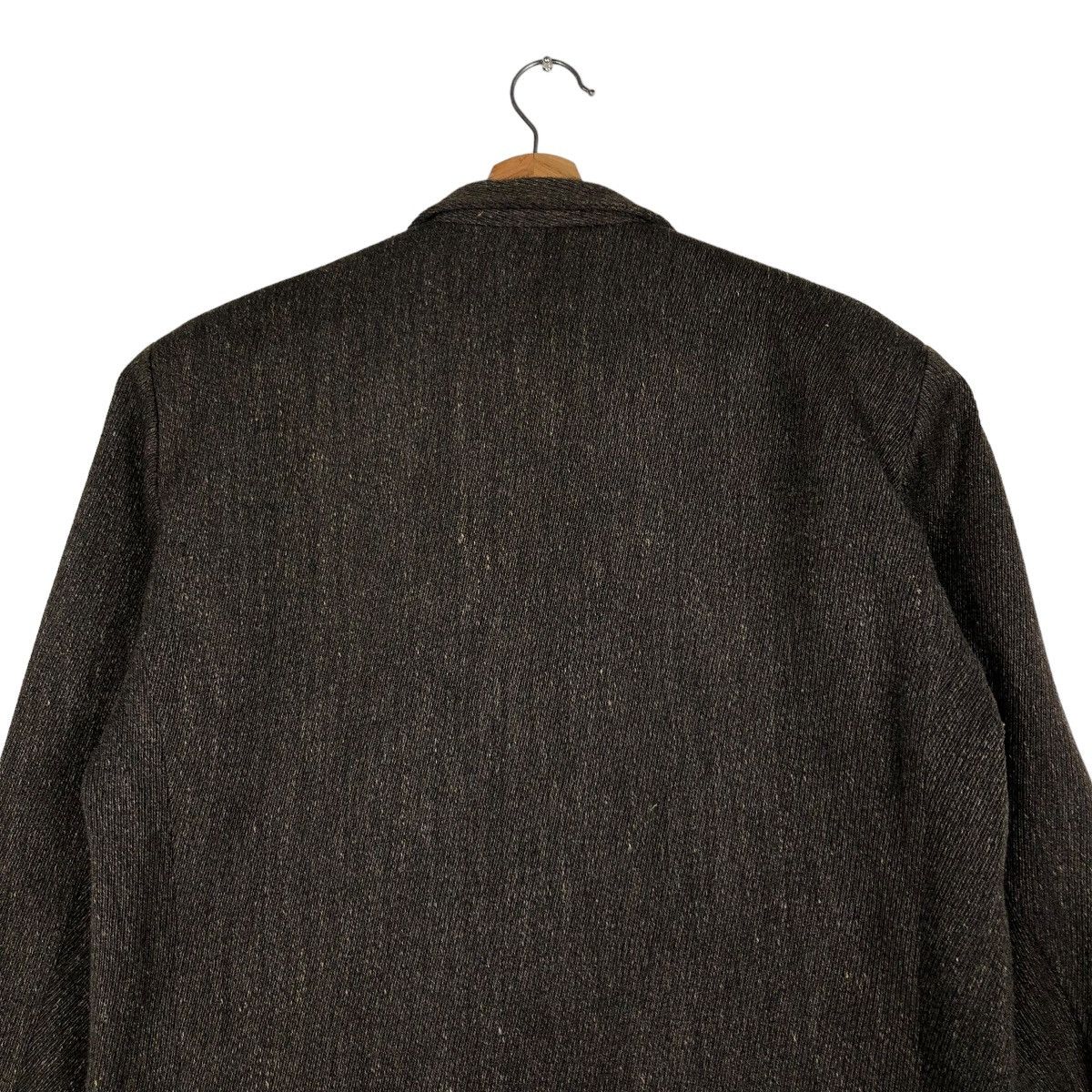 Issey Miyake 🔥VINTAGE ISSEY MIYAKE MEN WOOL HERRINGBONE DOUBLE BREAST Size US S / EU 44-46 / 1 - 11 Thumbnail