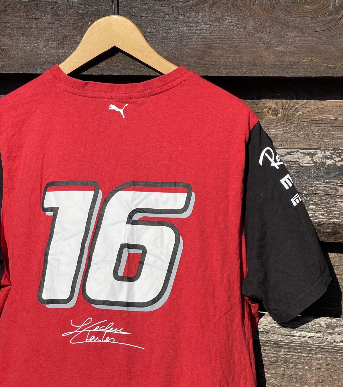 Ferrari × Puma Puma Ferrari #16 Charles Leclerc Formula 1 T-shirt jersey Size US XL / EU 56 / 4 - 10 Thumbnail