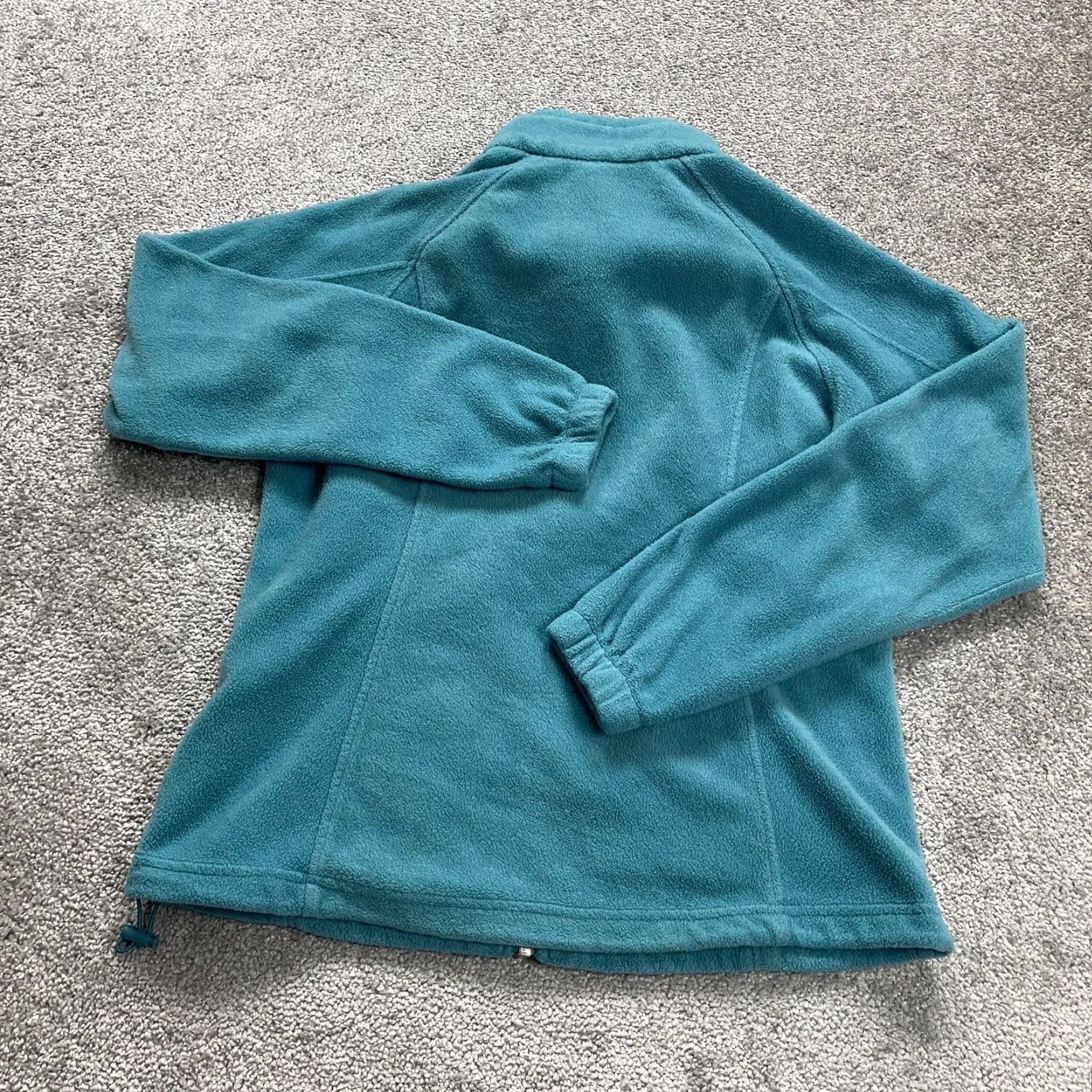 Vintage Columbia Jacket Benton Springs Fleece Womens Medium Blue Full Zip Outdoor Hiking Shirt Size M / US 6-8 / IT 42-44 - 2 Thumbnail