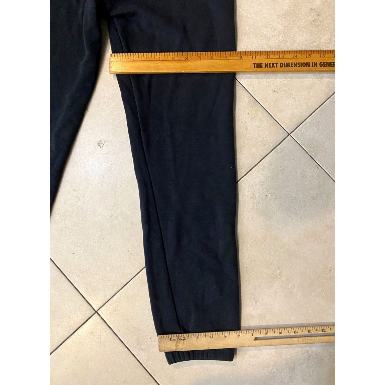 Nike Nike Womens Fleece Jogger Pants Black XS Modern 843007-010 Regular Tapered Inseam 27in Jogger Casual Activewear Pants Womens Black XS Nike Size 26" / US 2 / IT 38 - 8 Thumbnail
