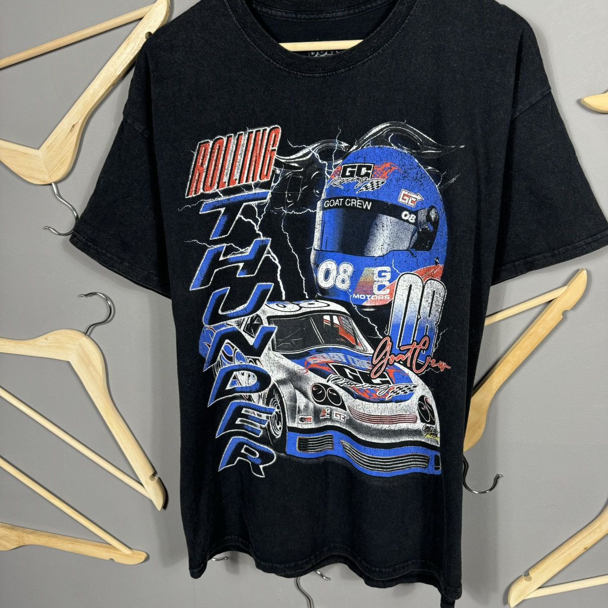 GOAT Crew Goat Crew Moto Racing Rolling Thunder T-shirt Size US M / EU 48-50 / 2 - 4 Thumbnail