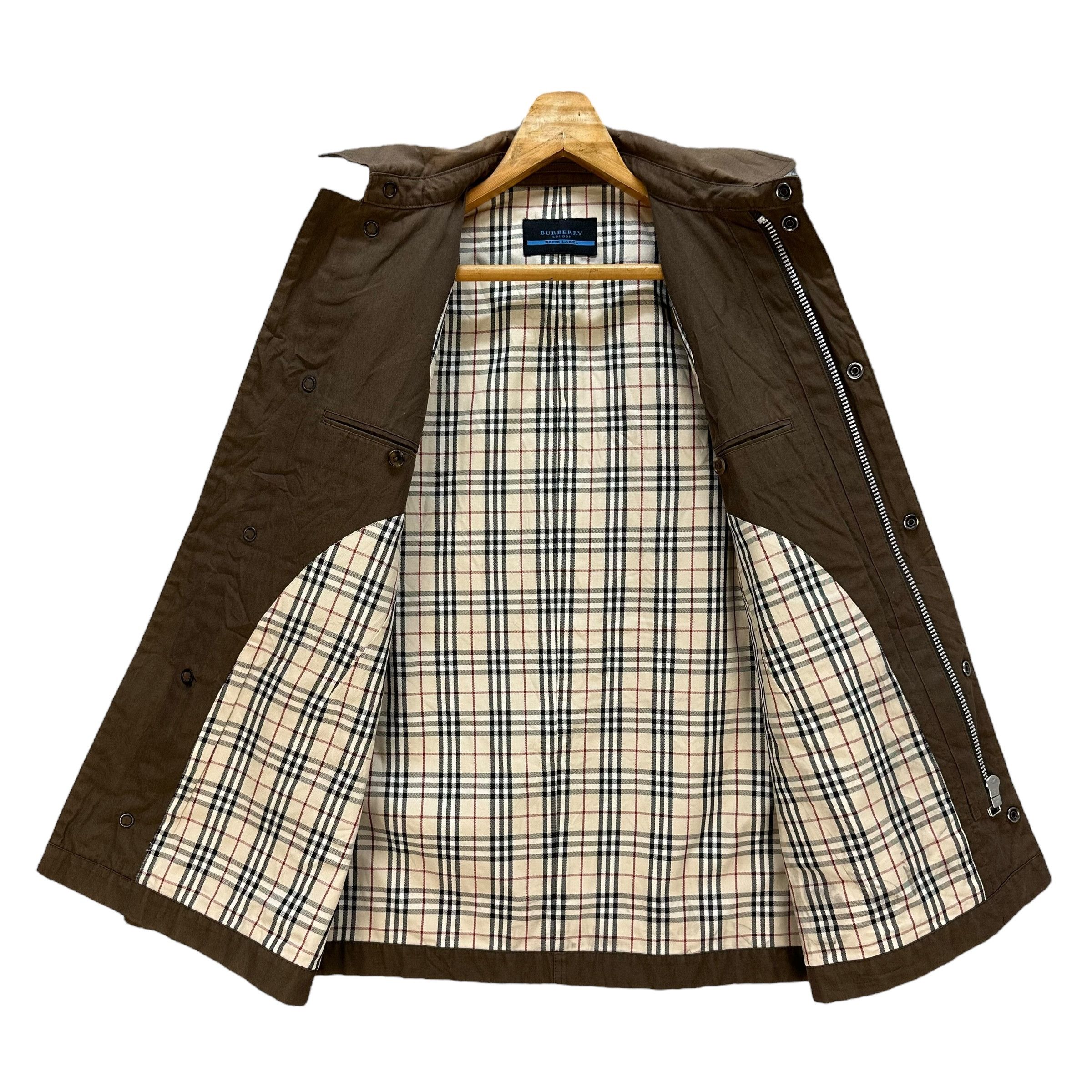 Burberry Burberry Blue Label Nova Check Brown Casual Jacket #A31-0695 Size US M / EU 48-50 / 2 - 9 Thumbnail