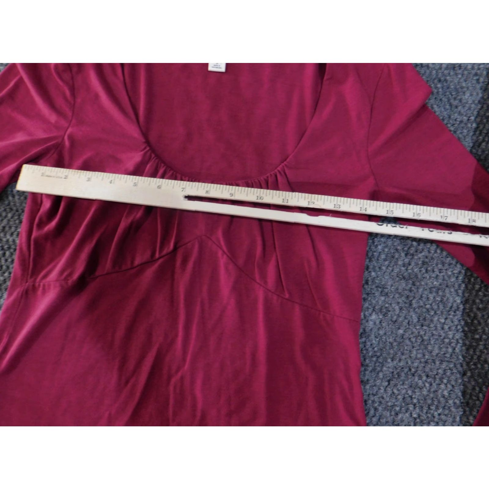 Loft **Loft Women's Red Long Sleeve Scoop Neck Stretch Top Small** User: **Loft Women's Small Red Long Sleeve Scoop Neck Stretch Top** Size S / US 4 / IT 40 - 5 Thumbnail