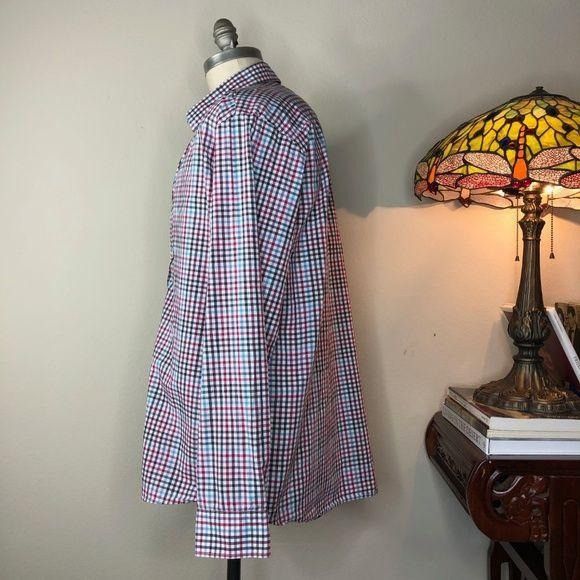 Carven Carven Button Down Gridded Plaid Shirt Mens Contra Size US XL / EU 56 / 4 - 3 Thumbnail